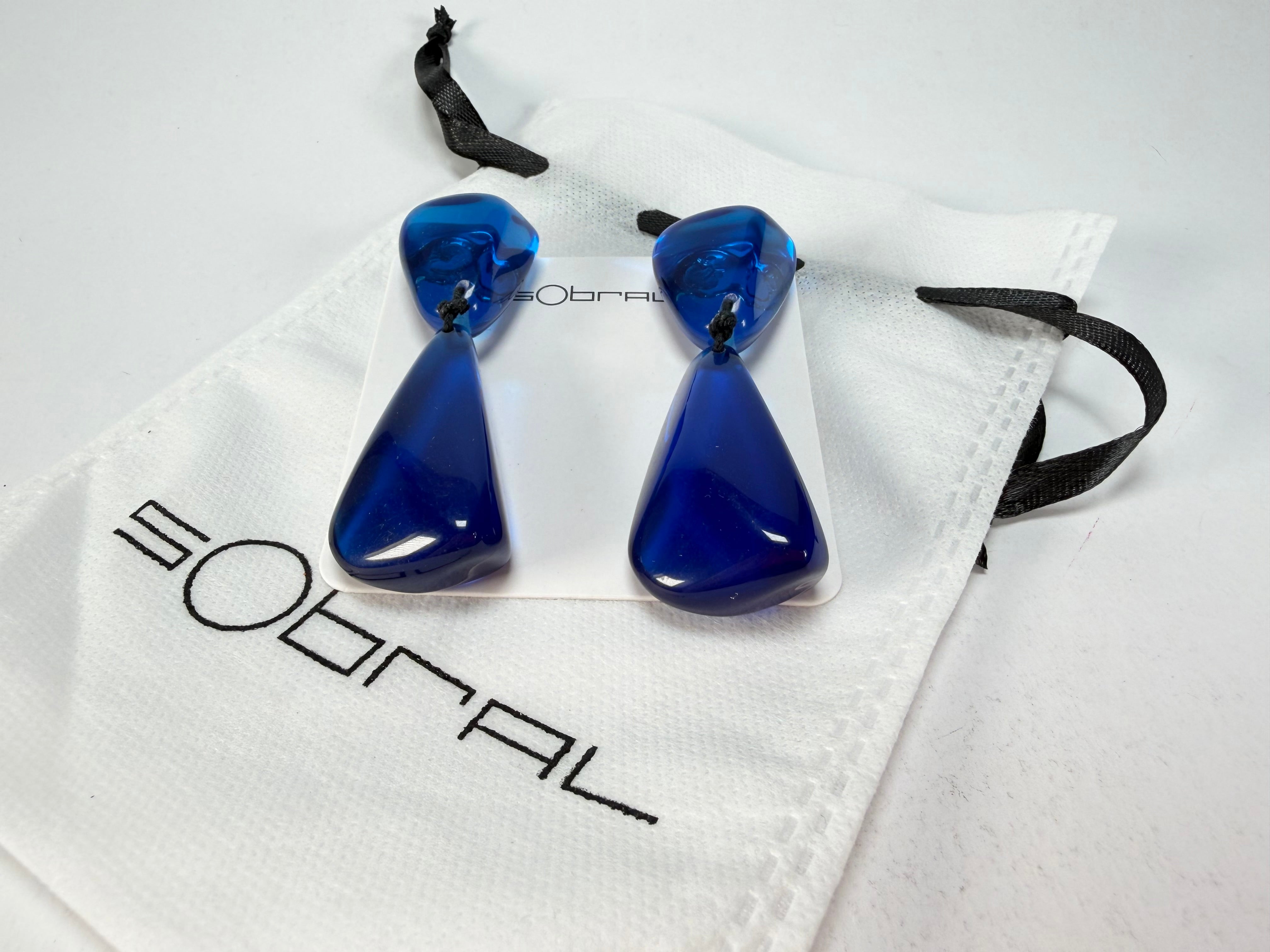 Sobral - Mix 2023 "Cusco" Royal Cristial Resin Clip On Earrings ( 001417 )