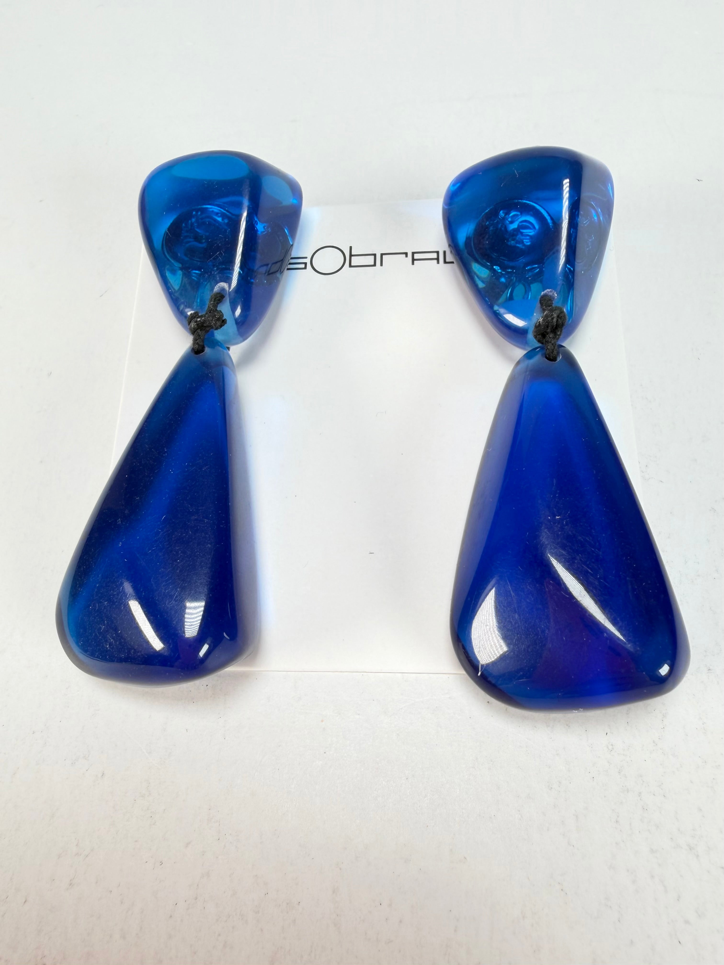 Sobral - Mix 2023 "Cusco" Royal Cristial Resin Clip On Earrings ( 001417 )