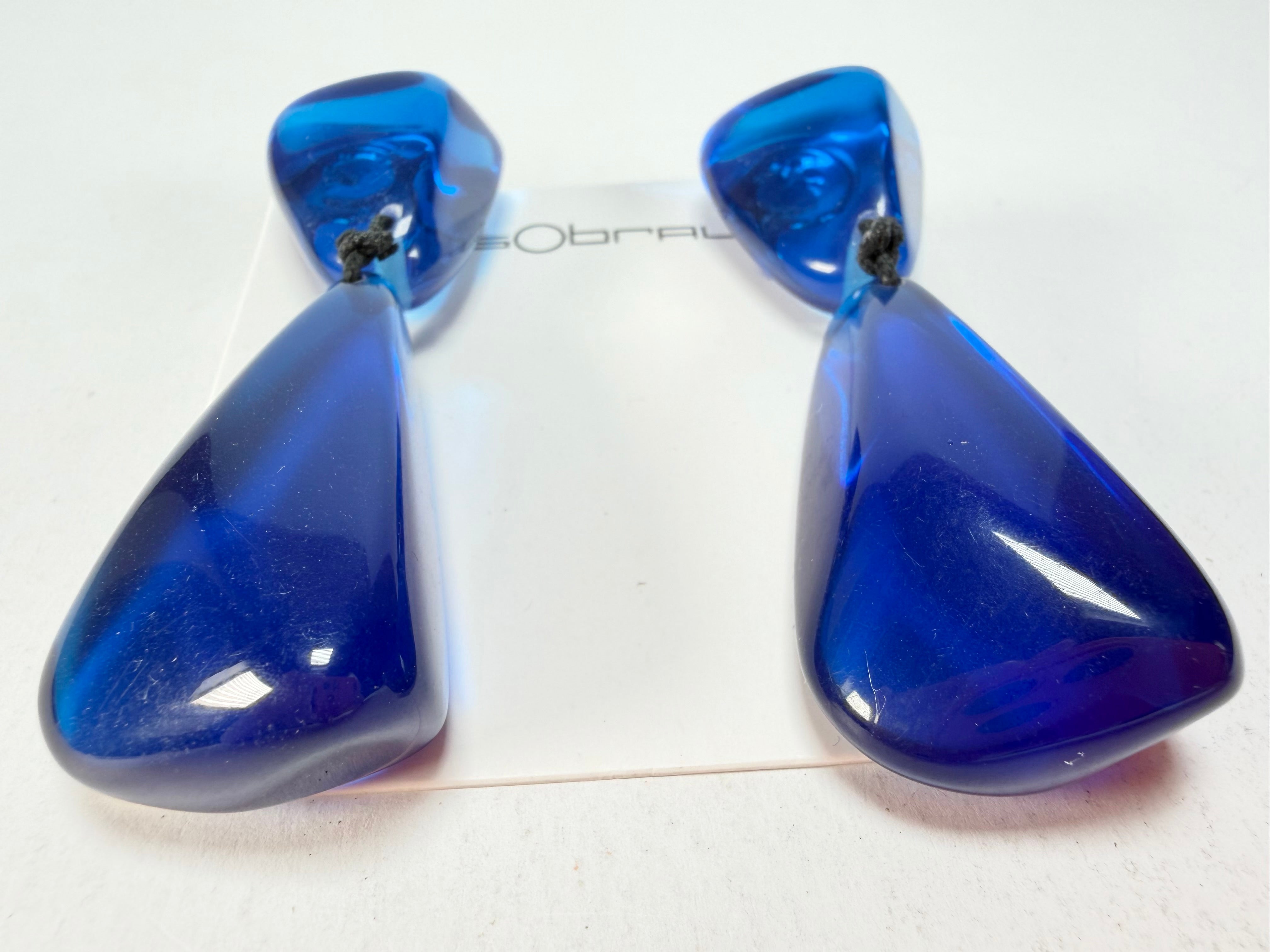 Sobral - Mix 2023 "Cusco" Royal Cristial Resin Clip On Earrings ( 001417 )