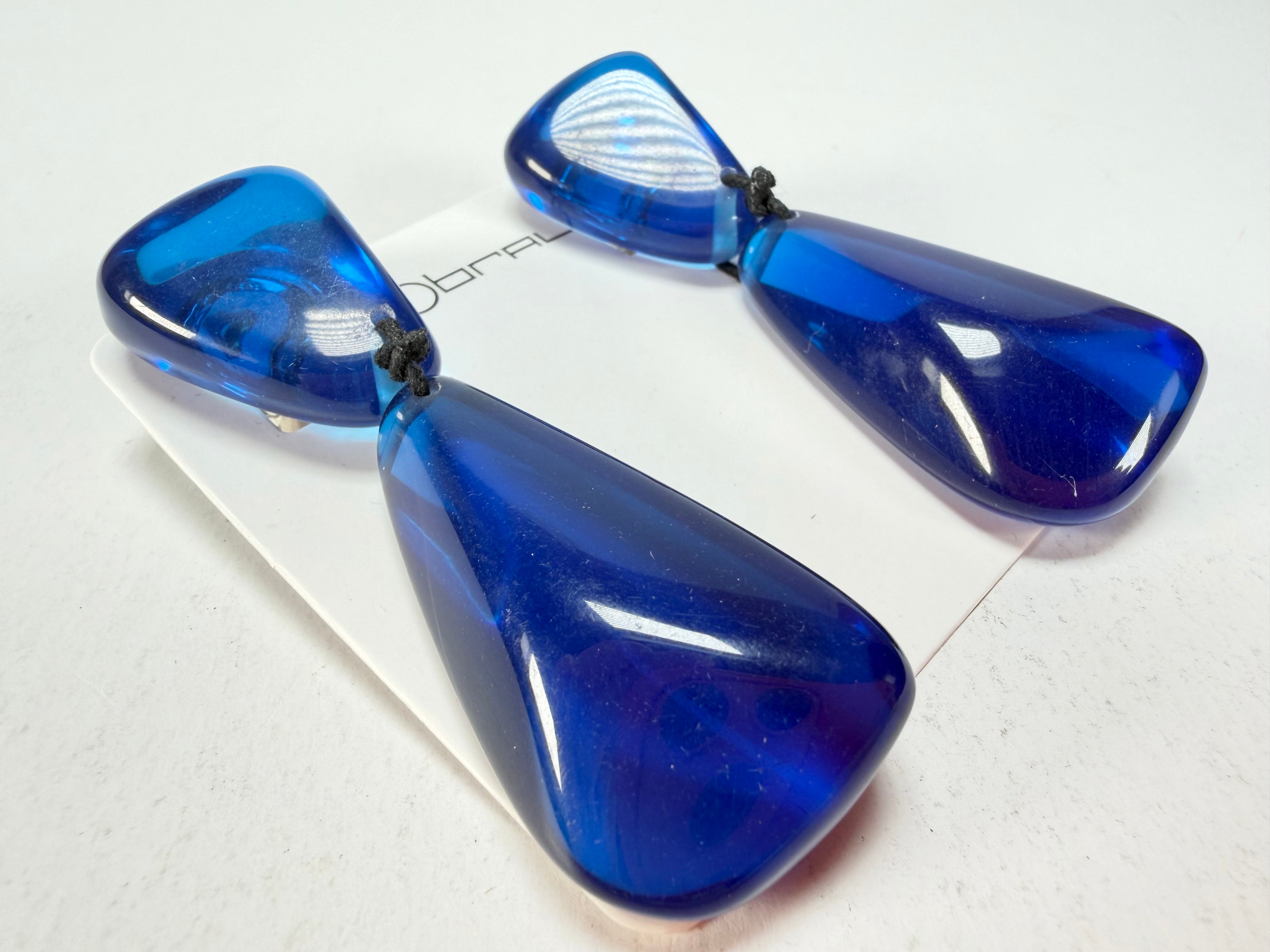Sobral - Mix 2023 "Cusco" Royal Cristial Resin Clip On Earrings ( 001417 )