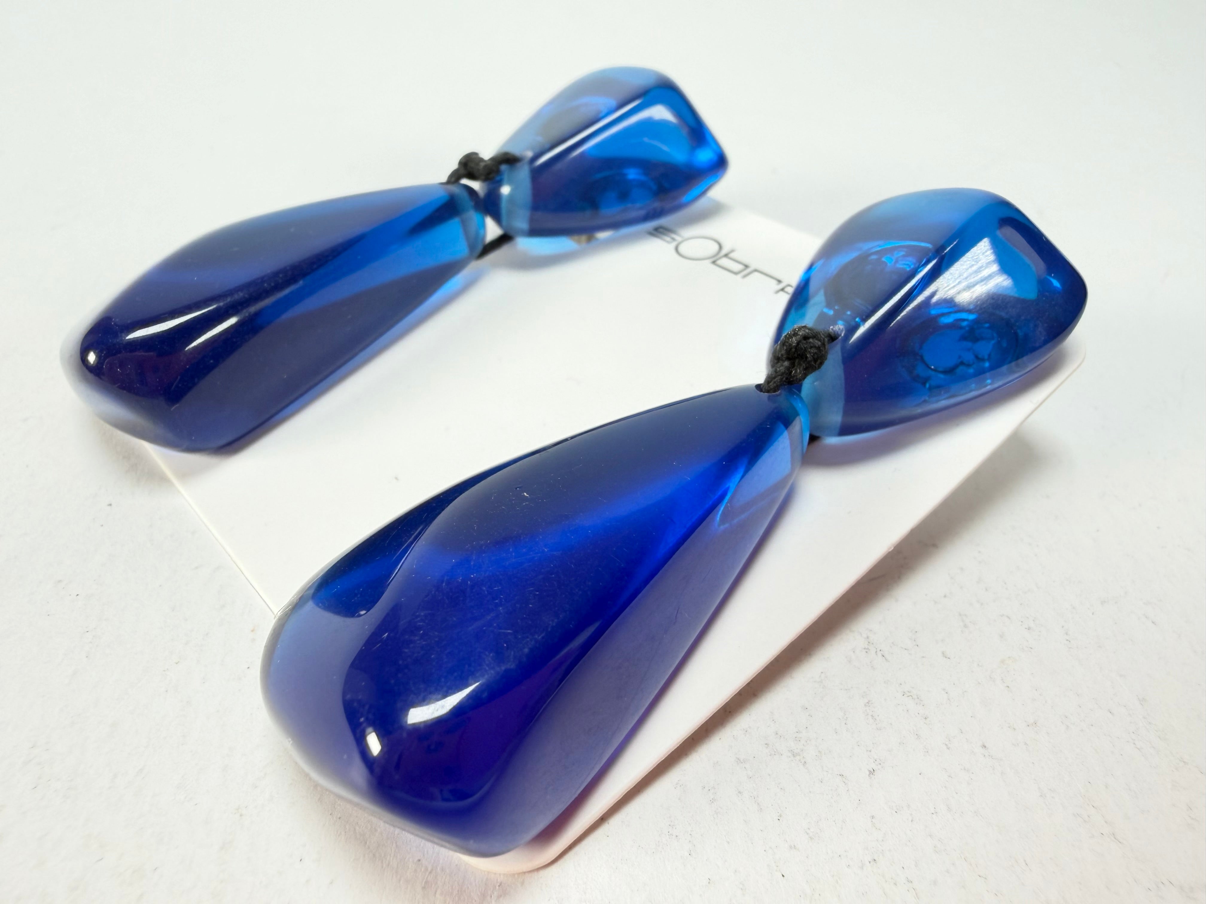 Sobral - Mix 2023 "Cusco" Royal Cristial Resin Clip On Earrings ( 001417 )