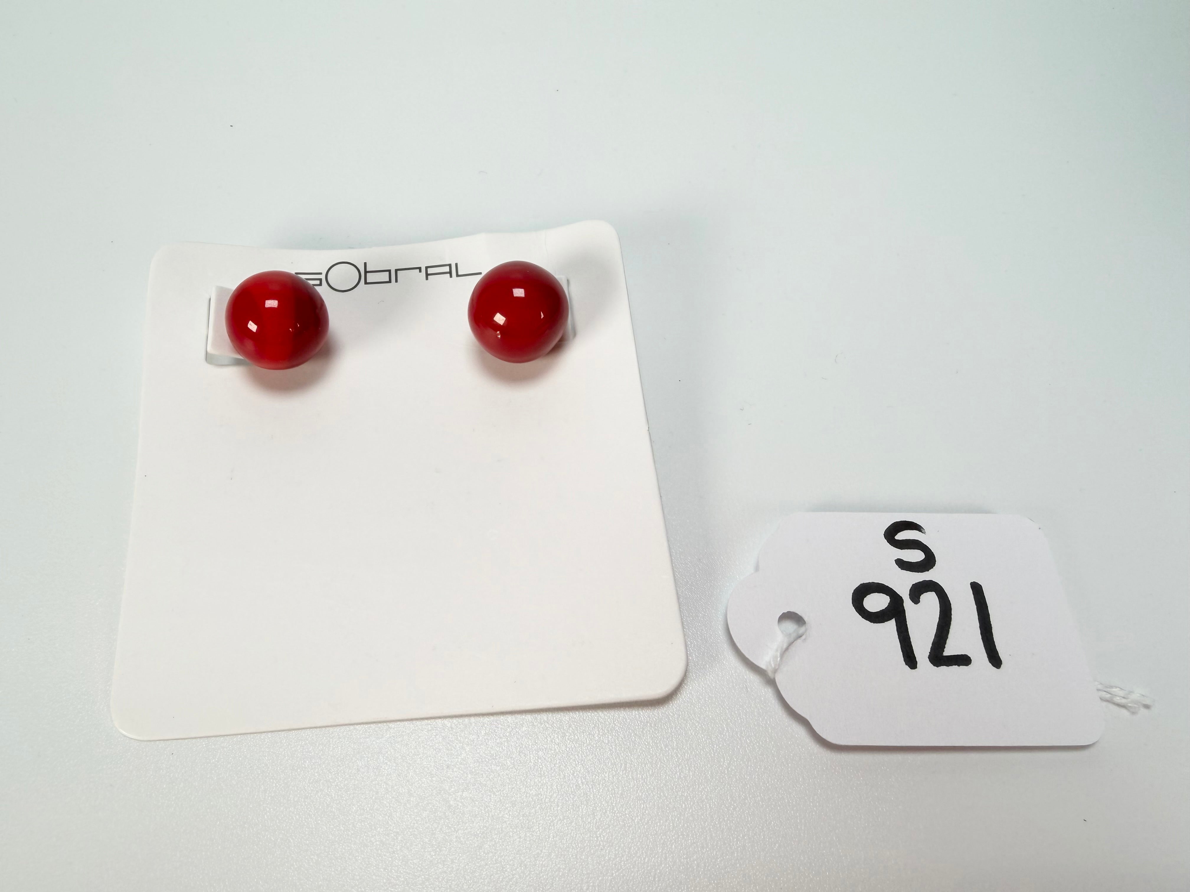Sobral - Planets "Orbitalis" Marte Resin Earrings ( 005456 )