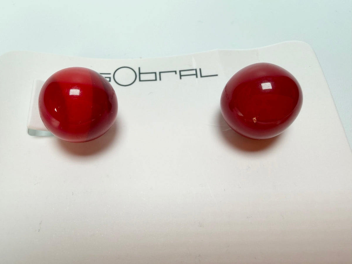 Sobral - Planets "Orbitalis" Marte Resin Earrings ( 005456 )
