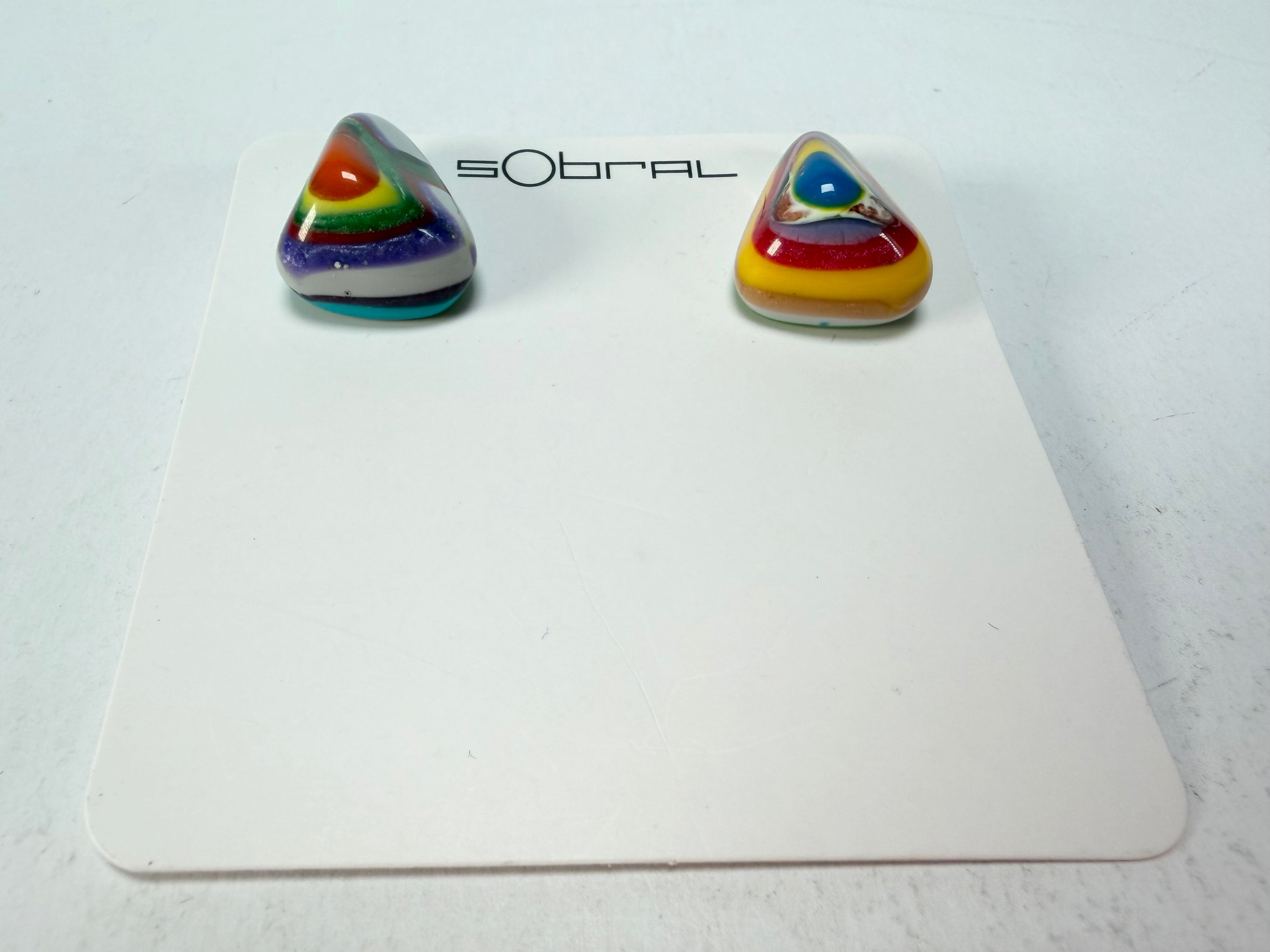 Sobral - Multi-Colour "Nina" K Resin Earrings ( 003610 )