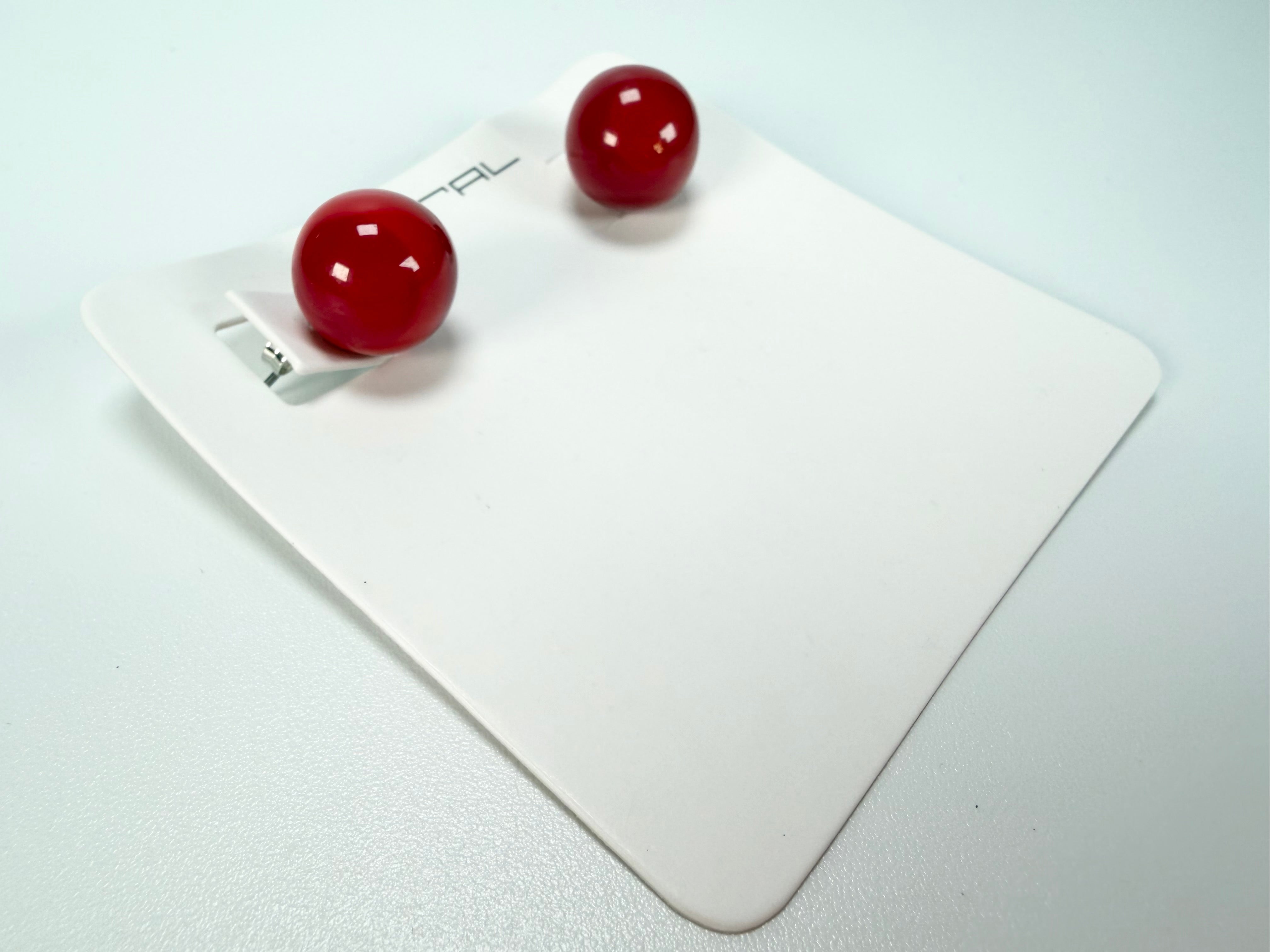 Sobral - Planets "Orbitalis" Marte Resin Earrings ( 005456 )