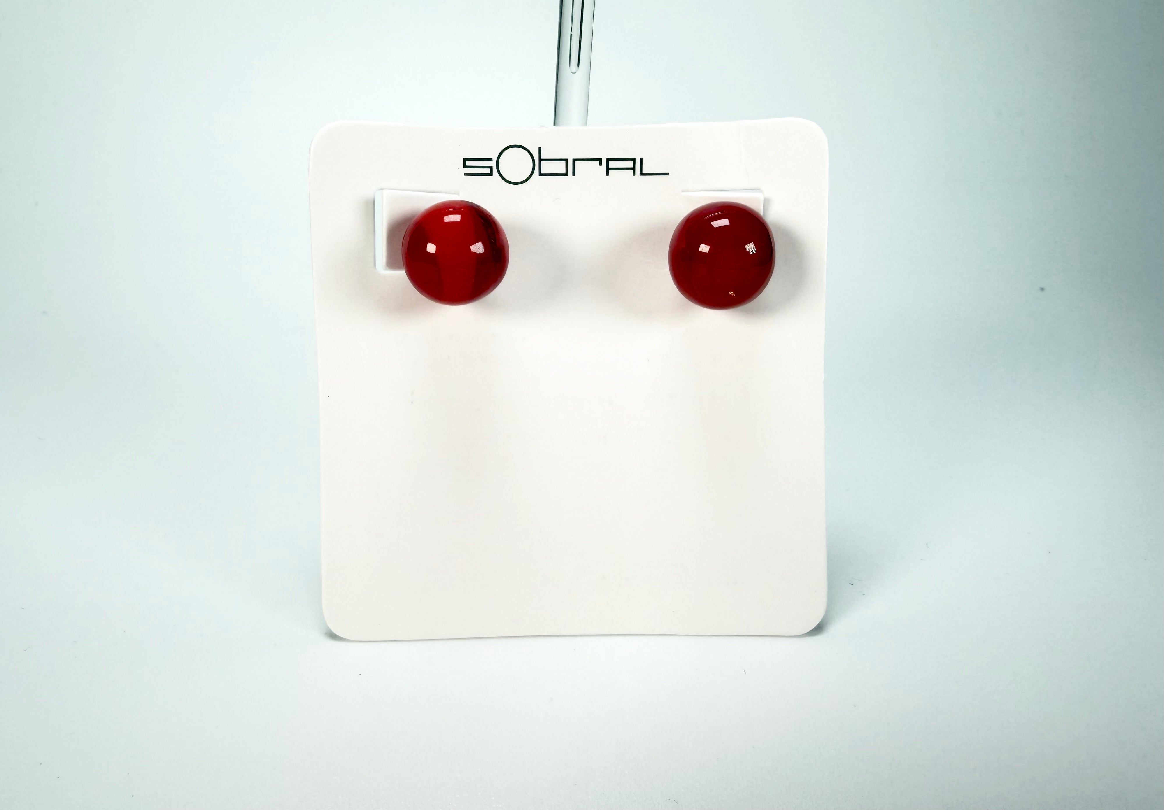 Sobral - Planets "Orbitalis" Marte Resin Earrings ( 005456 )
