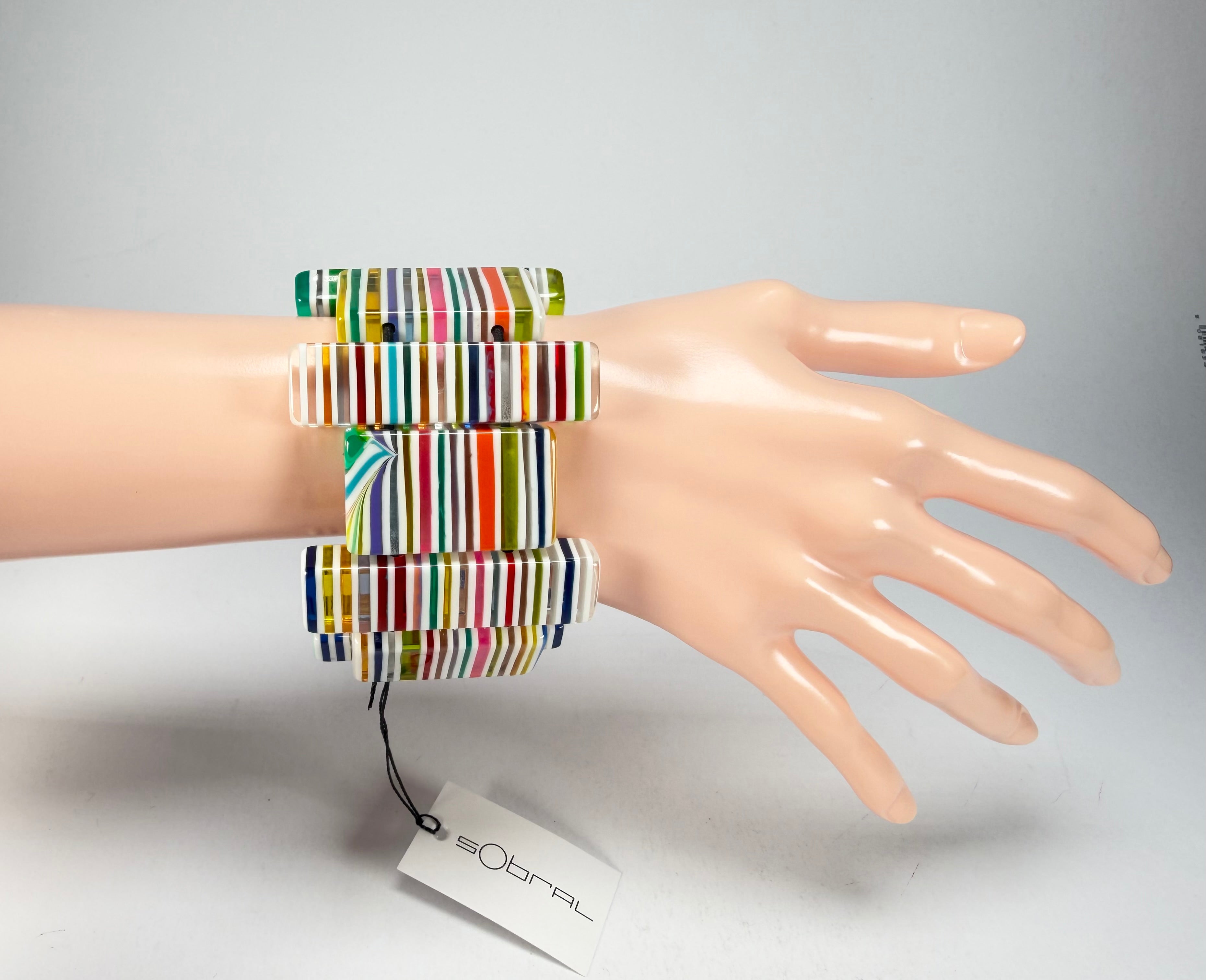 Sobral - Candy Pop "Dulcora" Elasticated Resin Bracelet ( 005399 )