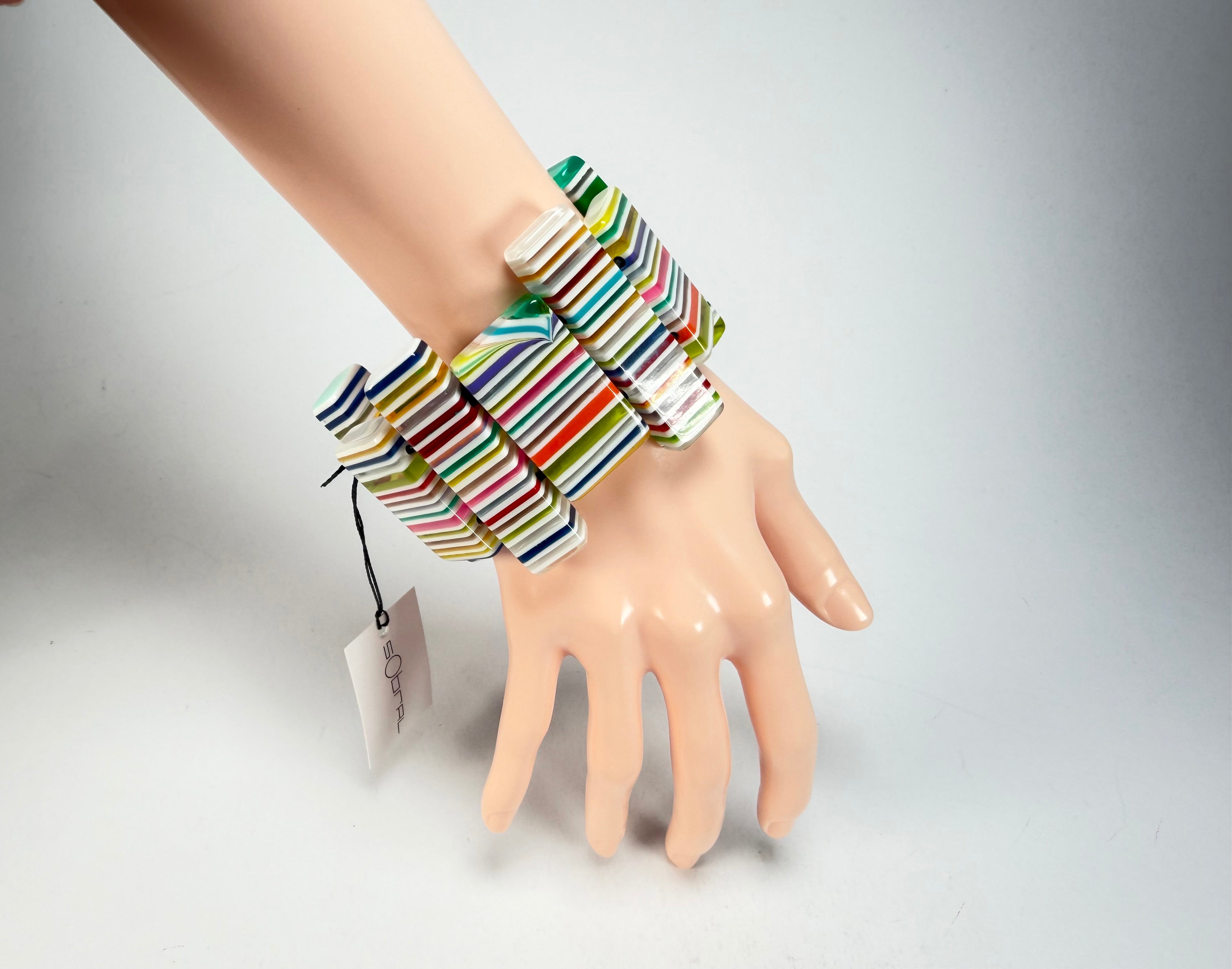 Sobral - Candy Pop "Dulcora" Elasticated Resin Bracelet ( 005399 )