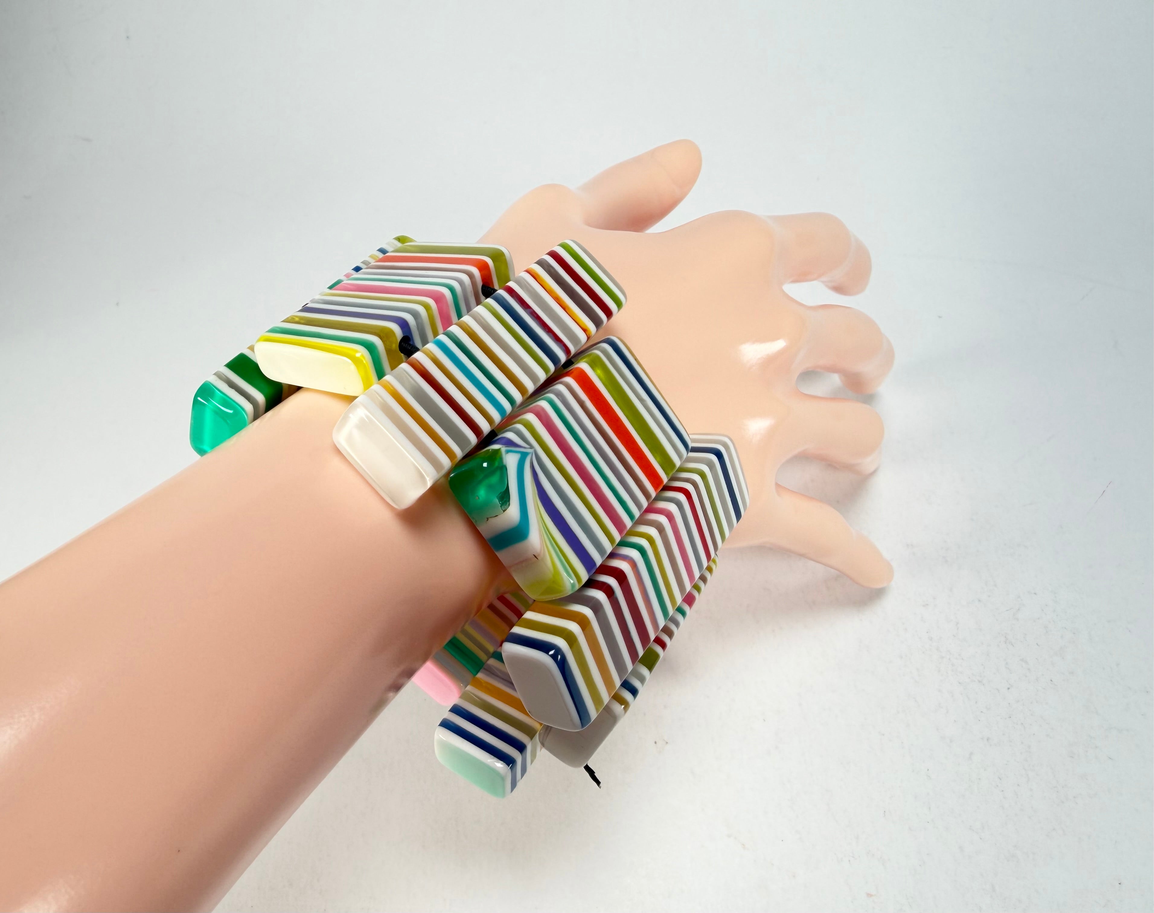 Sobral - Candy Pop "Dulcora" Elasticated Resin Bracelet ( 005399 )