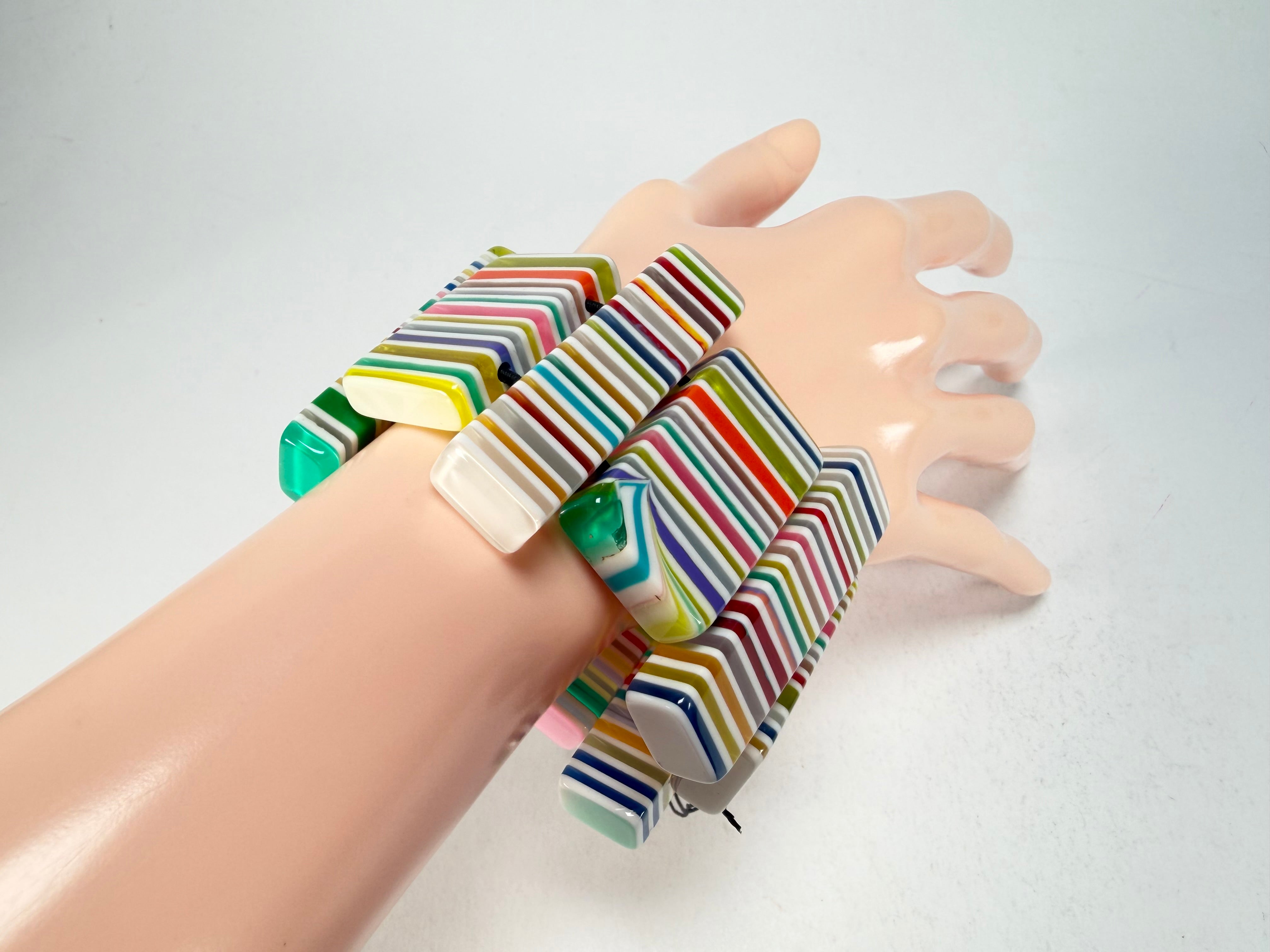 Sobral - Candy Pop "Dulcora" Elasticated Resin Bracelet ( 005399 )