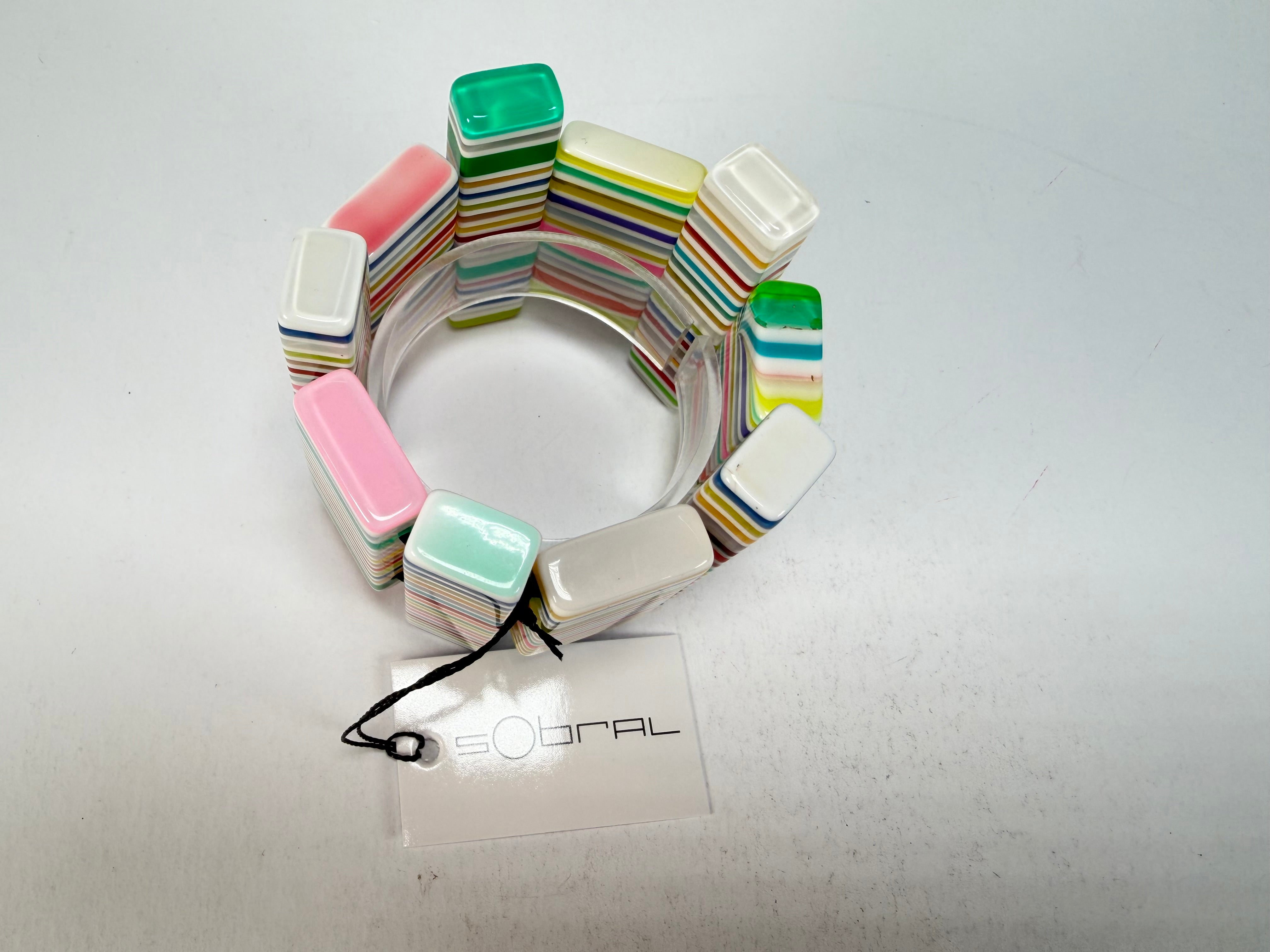 Sobral - Candy Pop "Dulcora" Elasticated Resin Bracelet ( 005399 )
