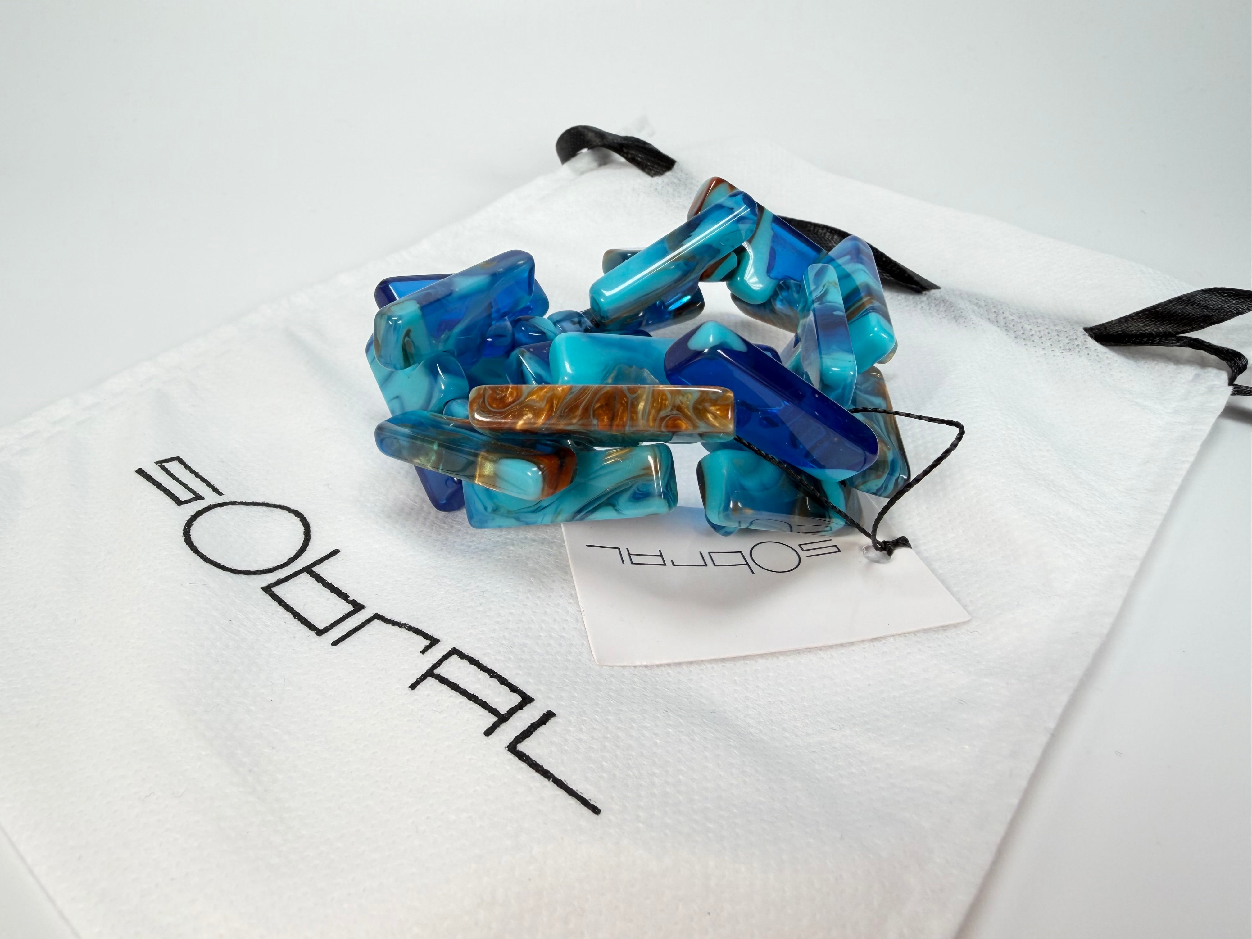 Sobral - Noite Estrelada "1WJP" Elasticated Resin Bracelet ( 003882 )