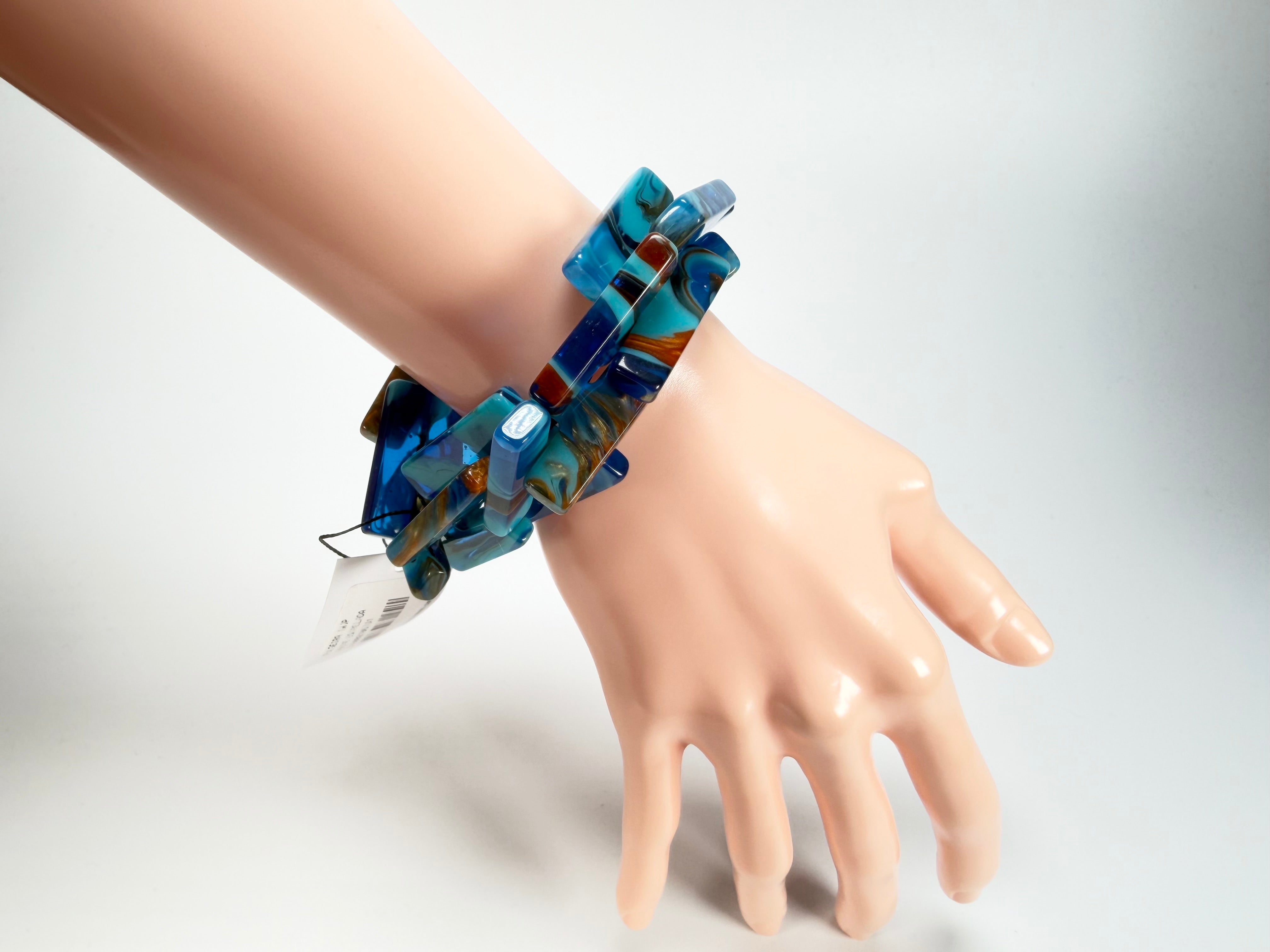 Sobral - Noite Estrelada "1WJP" Elasticated Resin Bracelet ( 003882 )