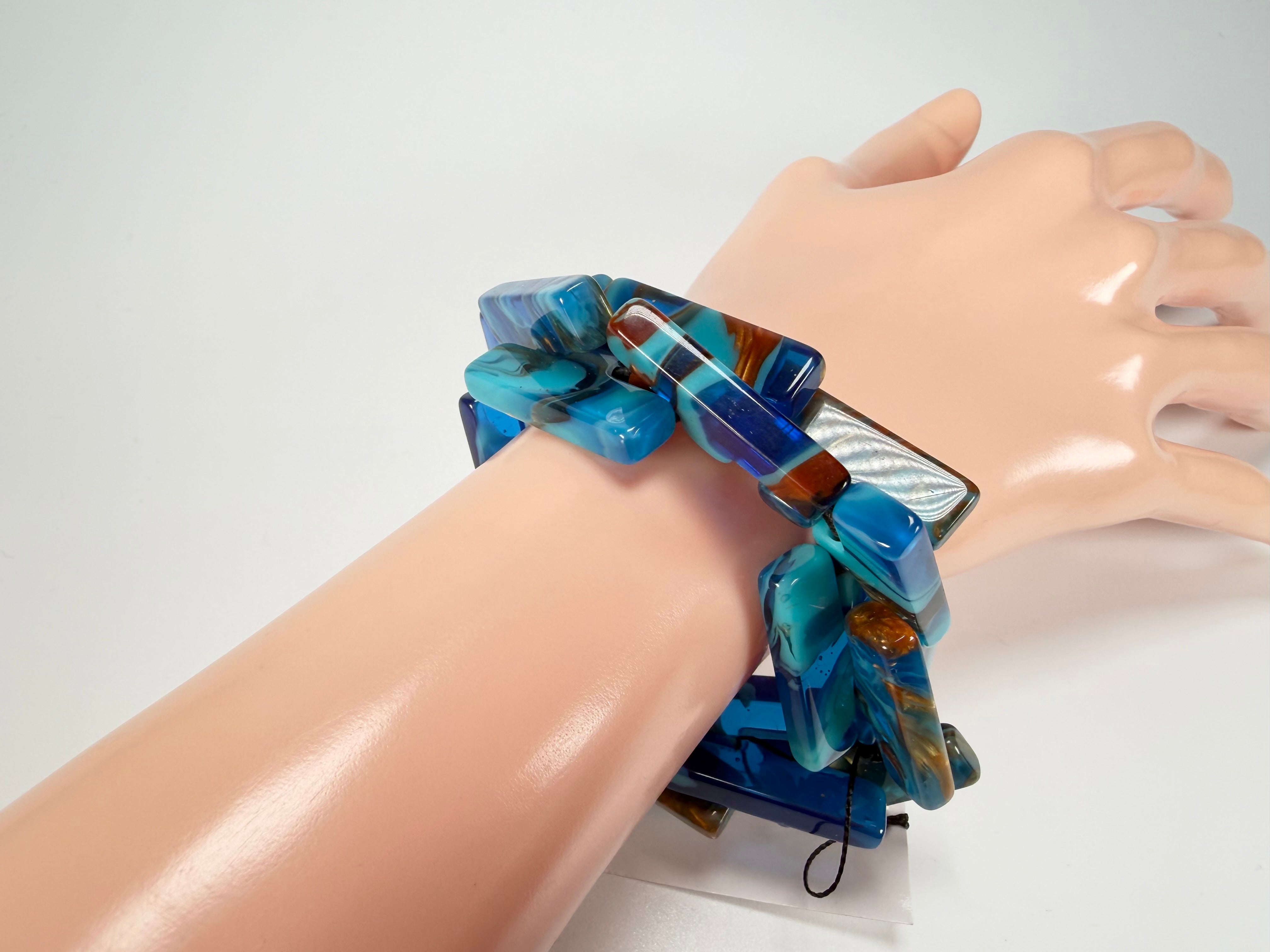 Sobral - Noite Estrelada "1WJP" Elasticated Resin Bracelet ( 003882 )