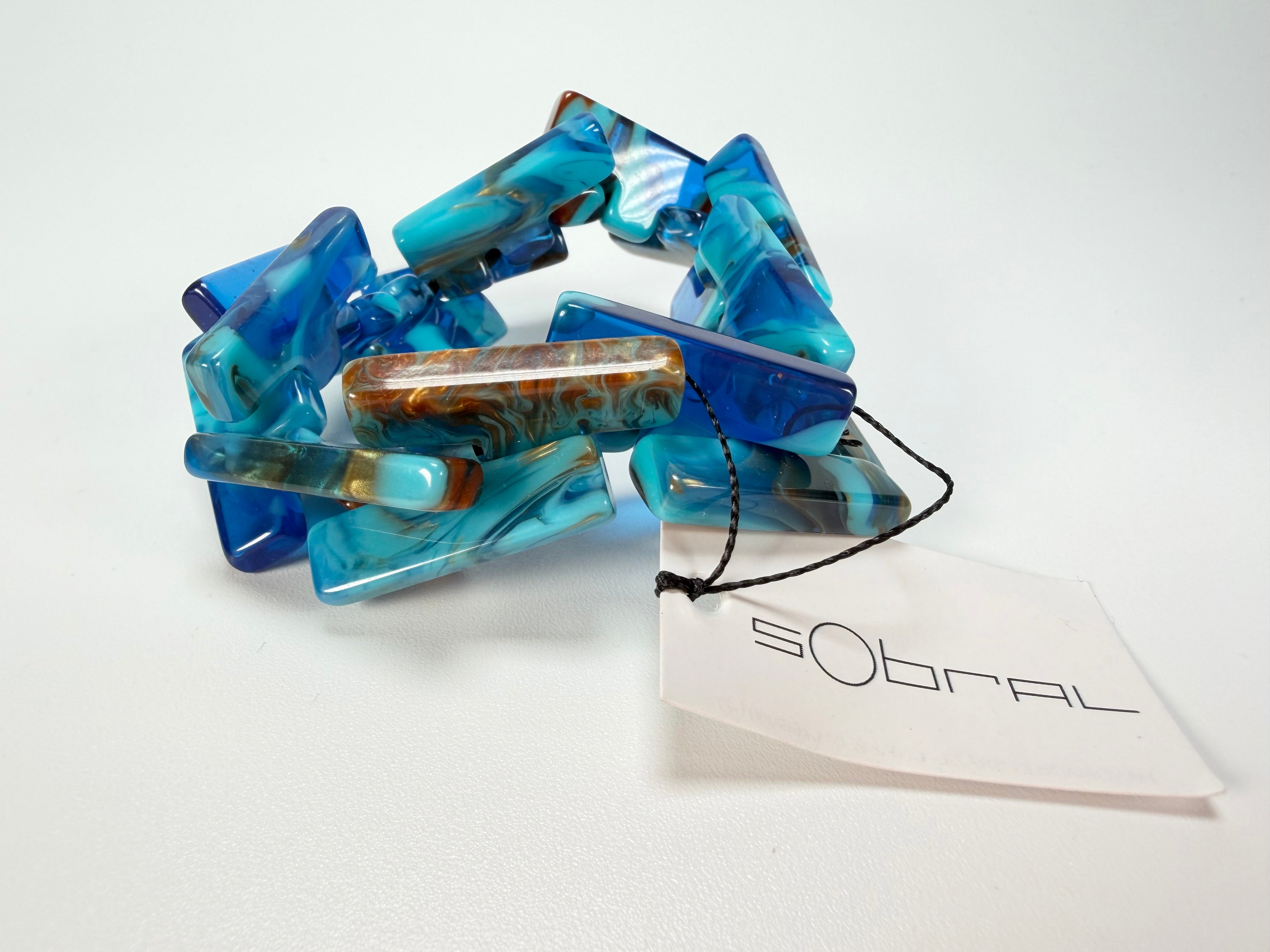 Sobral - Noite Estrelada "1WJP" Elasticated Resin Bracelet ( 003882 )
