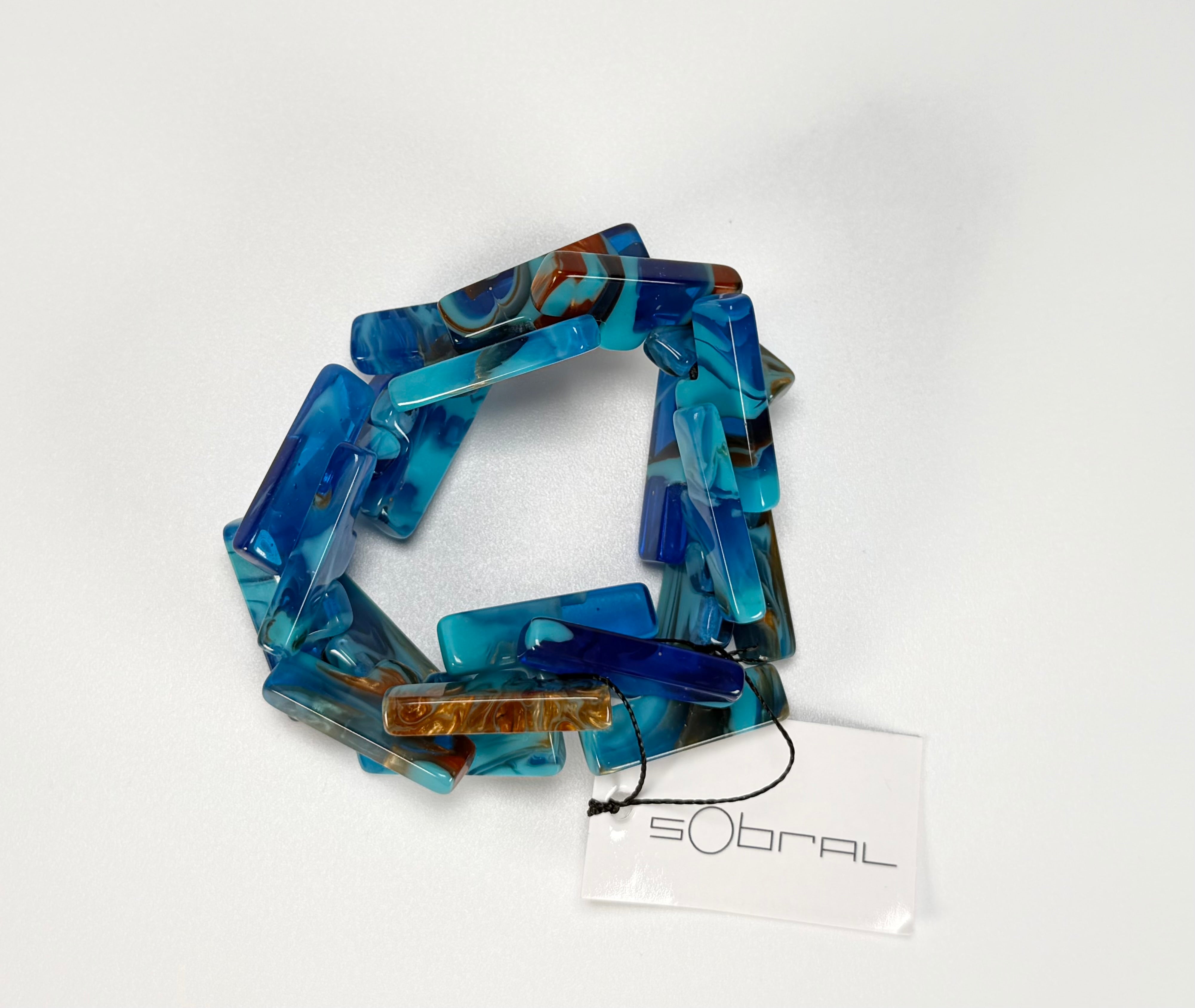 Sobral - Noite Estrelada "1WJP" Elasticated Resin Bracelet ( 003882 )