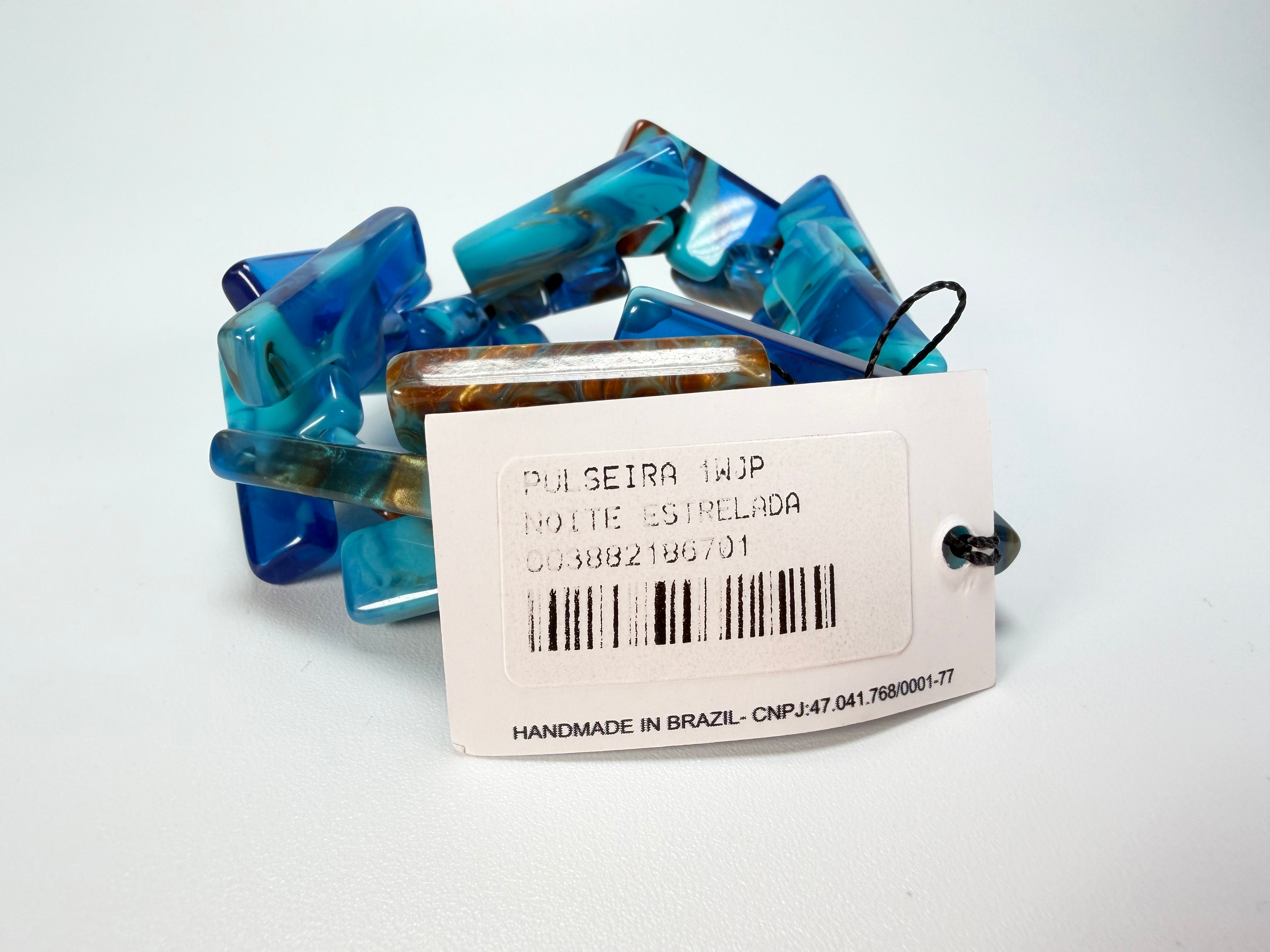 Sobral - Noite Estrelada "1WJP" Elasticated Resin Bracelet ( 003882 )