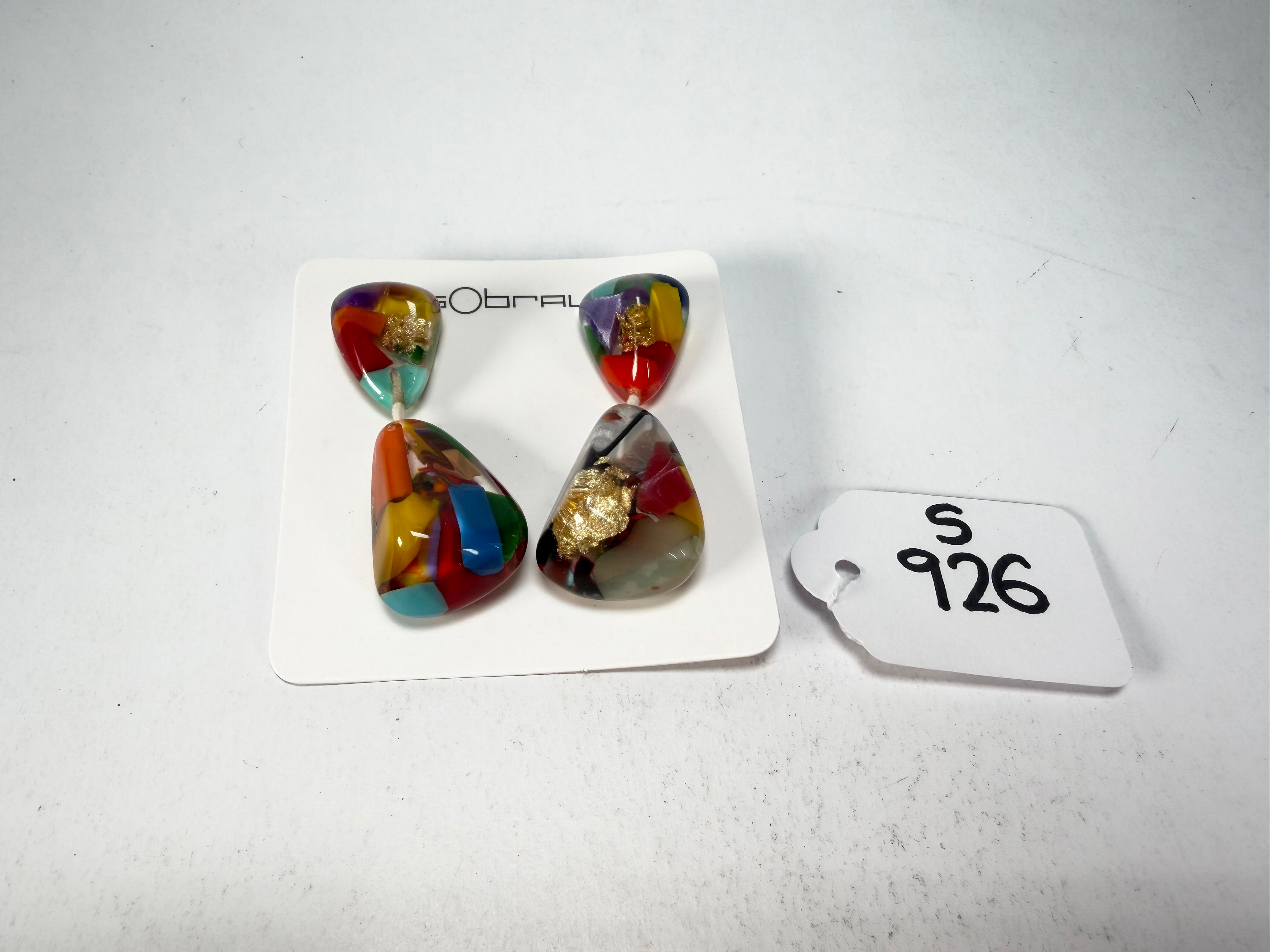 Sobral - Past Present "Duplo Sentido" Resin Earrings ( 003601 )