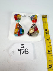 Sobral - Past Present "Duplo Sentido" Resin Earrings ( 003601 )