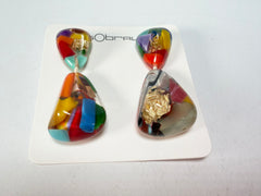 Sobral - Past Present "Duplo Sentido" Resin Earrings ( 003601 )