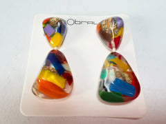 Sobral - Past Present "Duplo Sentido" Resin Earrings ( 003601 )