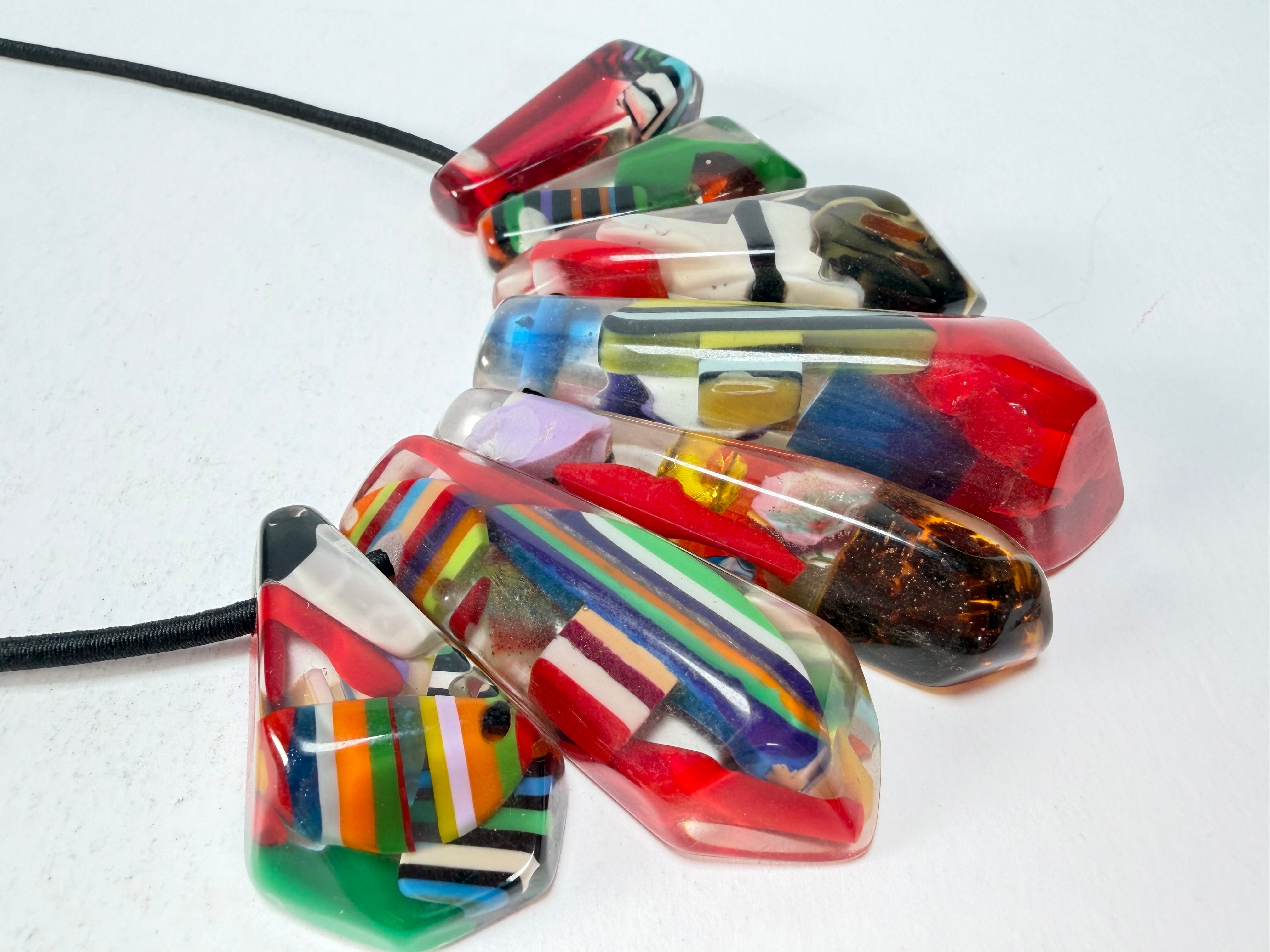 Sobral - Past Present "Acontecencias" Resin Necklace ( 004601 )
