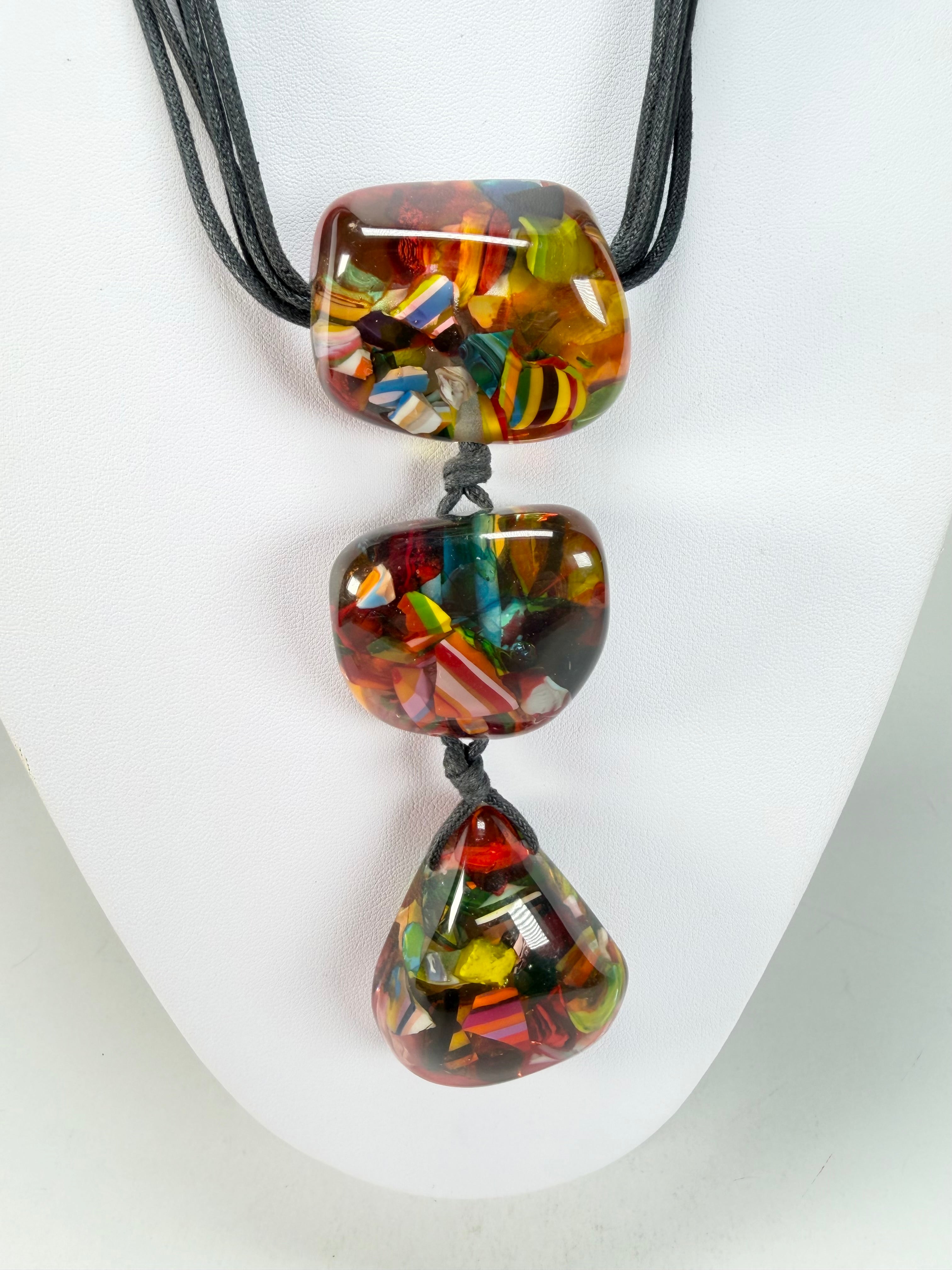 Sobral - Past Present "Cusco" Resin Necklace ( 001614 )