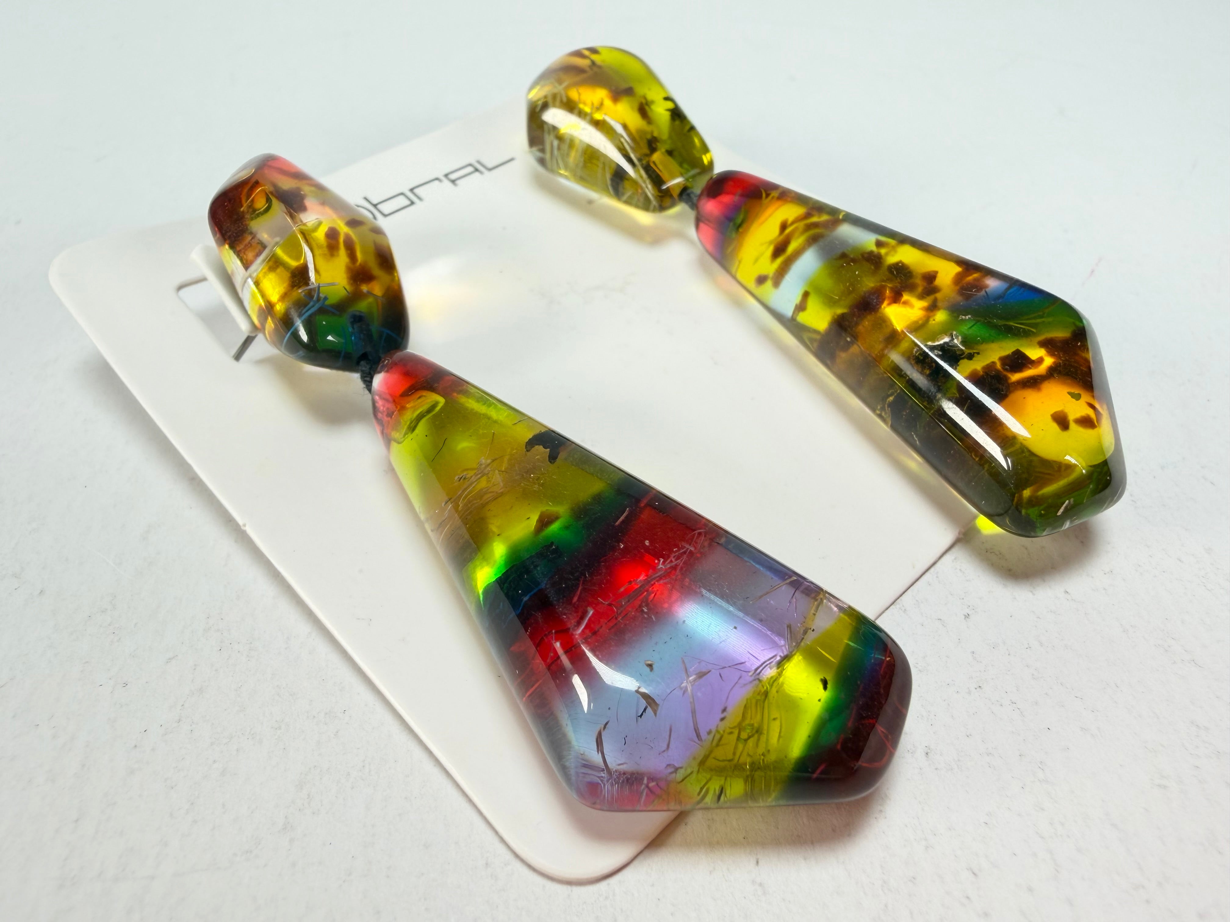 Sobral - Sobralita "Itaqui" Resin Earrings ( 005383 )