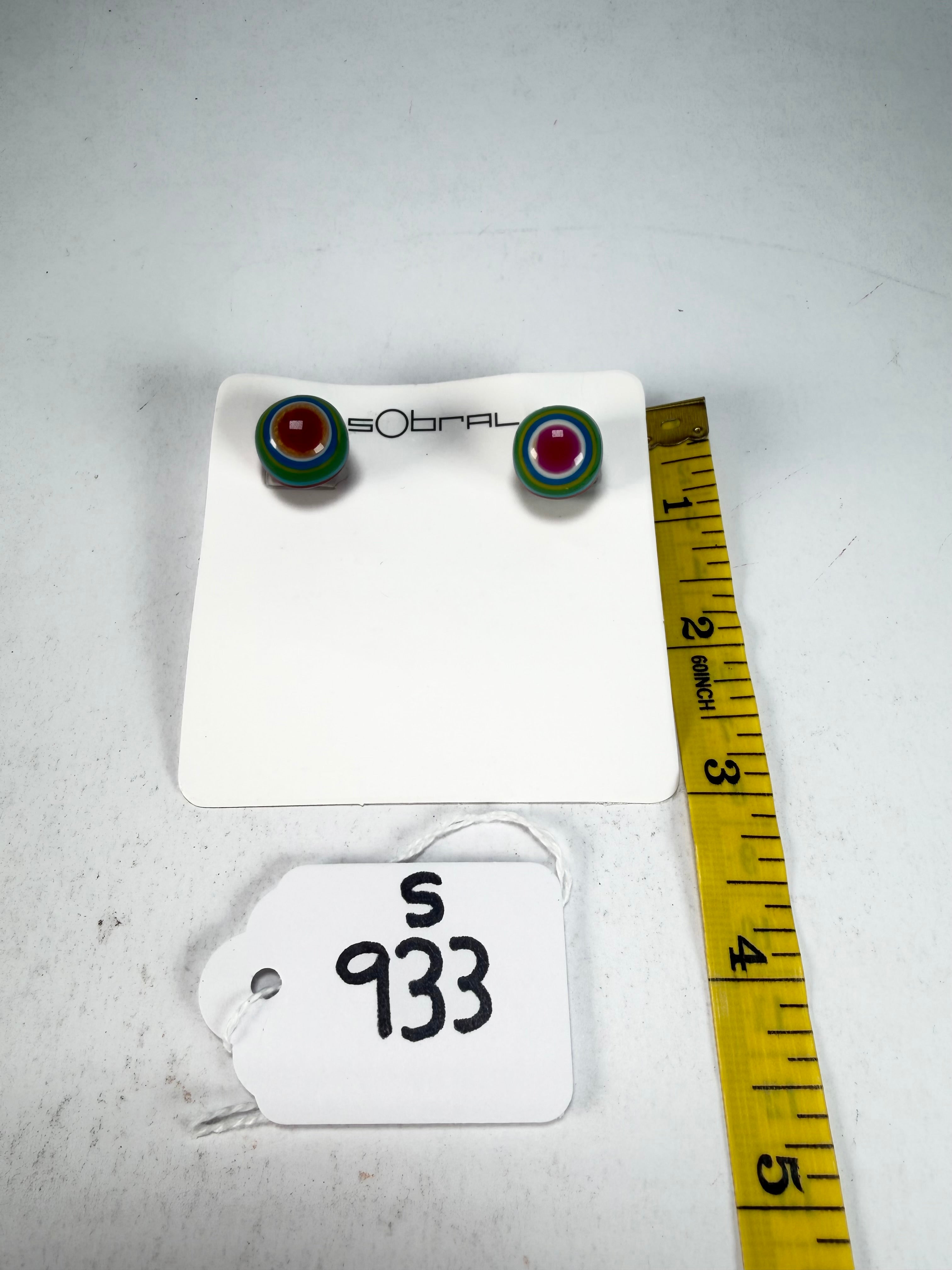 Sobral - Pop Art "Orbitalis" Resin Earrings ( 005456 )