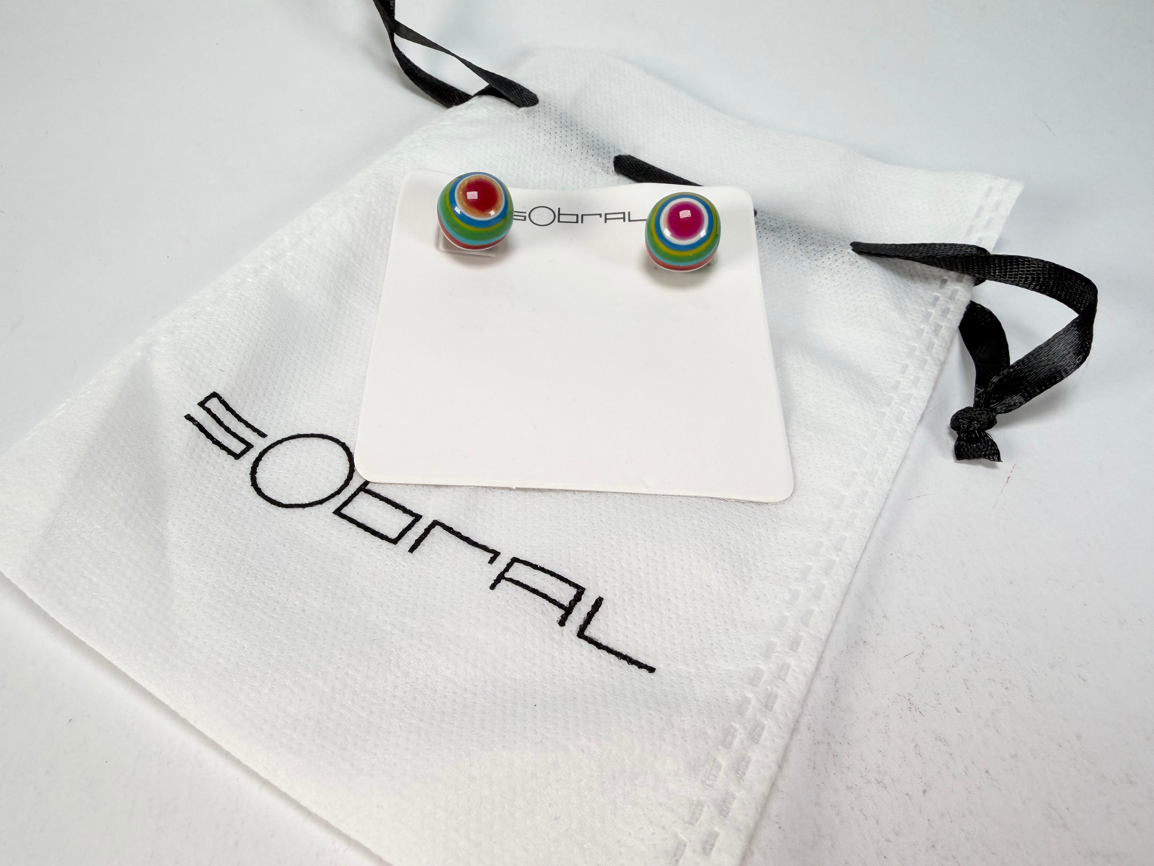 Sobral - Pop Art "Orbitalis" Resin Earrings ( 005456 )