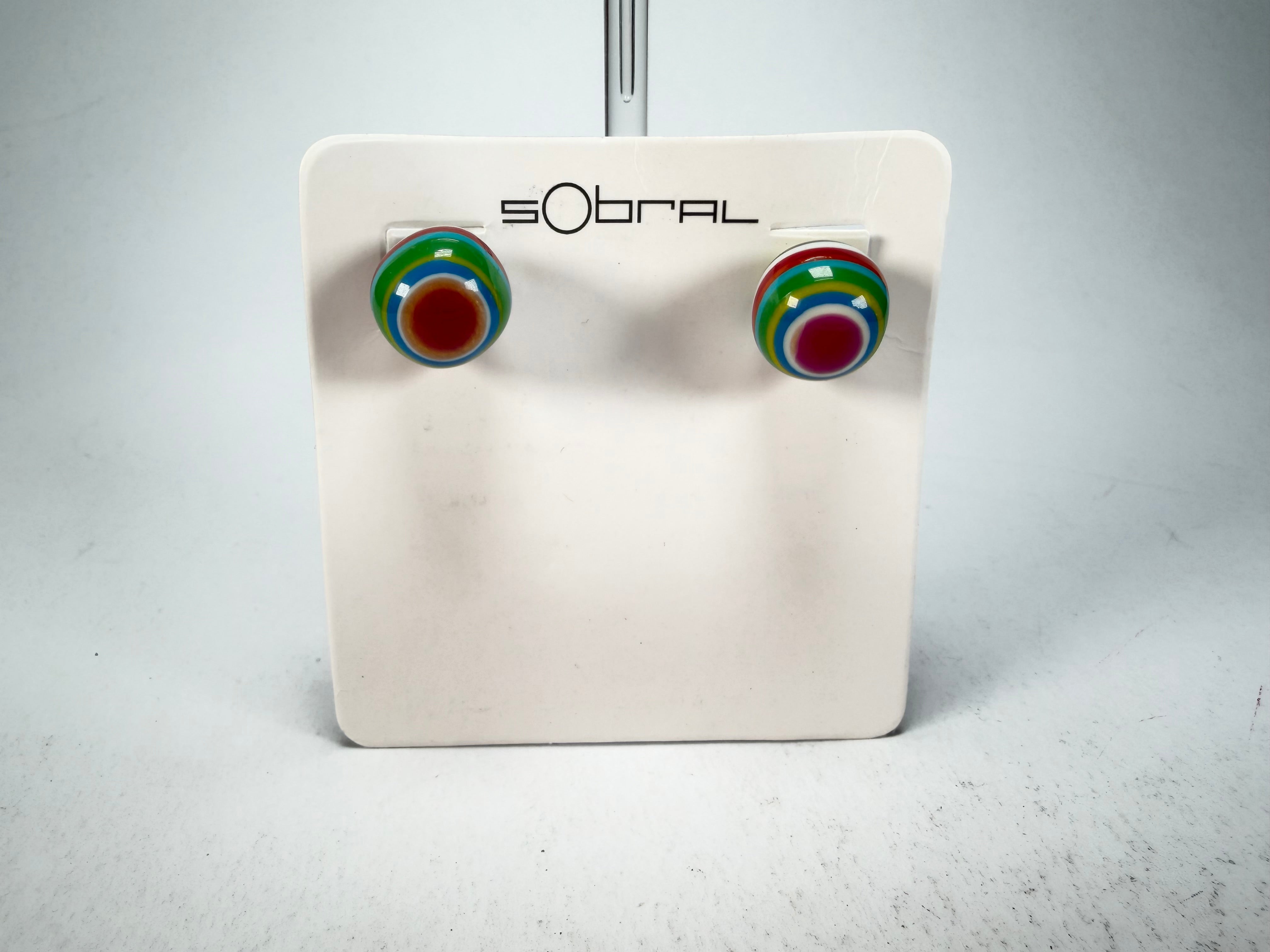 Sobral - Pop Art "Orbitalis" Resin Earrings ( 005456 )