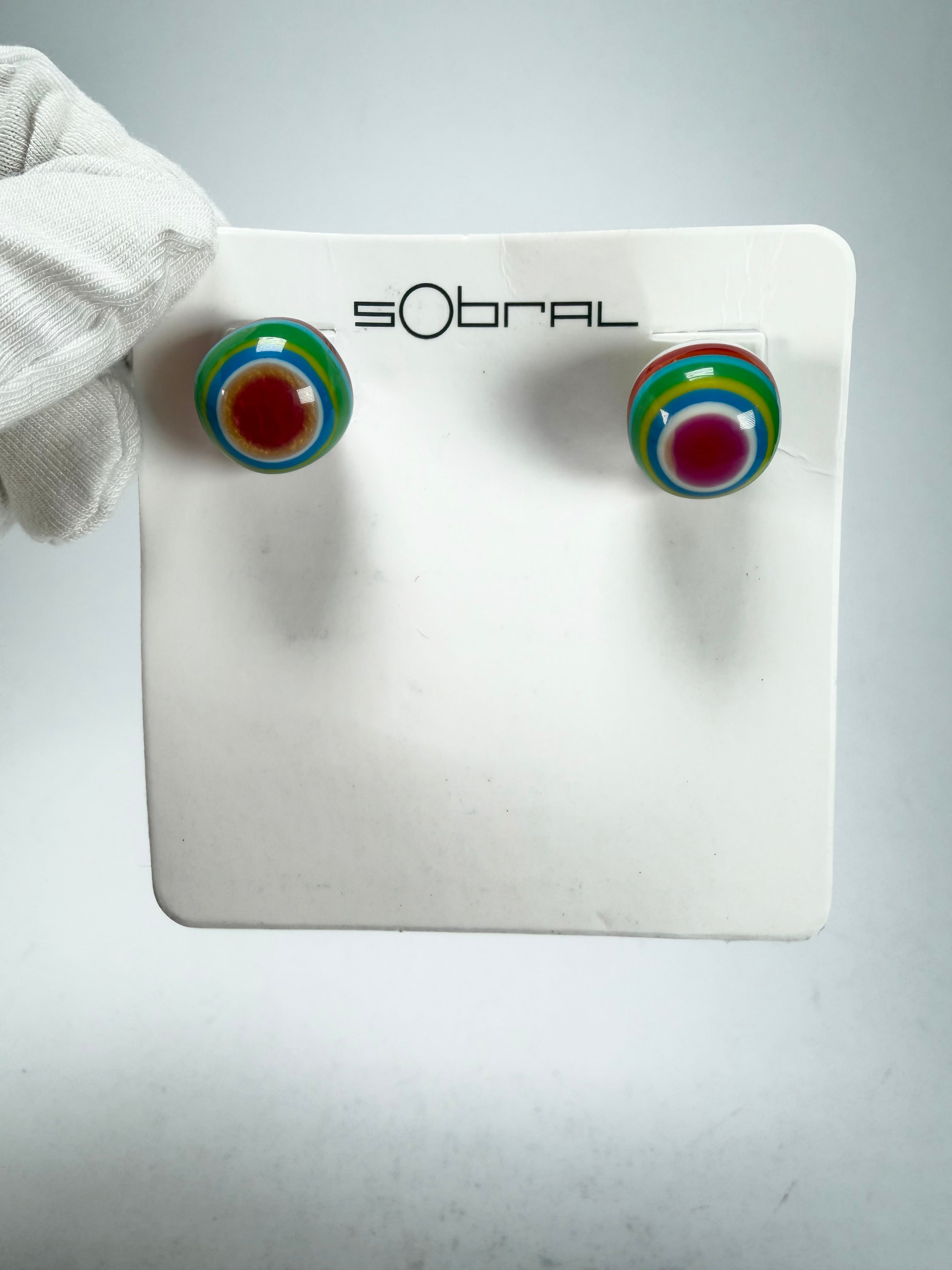 Sobral - Pop Art "Orbitalis" Resin Earrings ( 005456 )