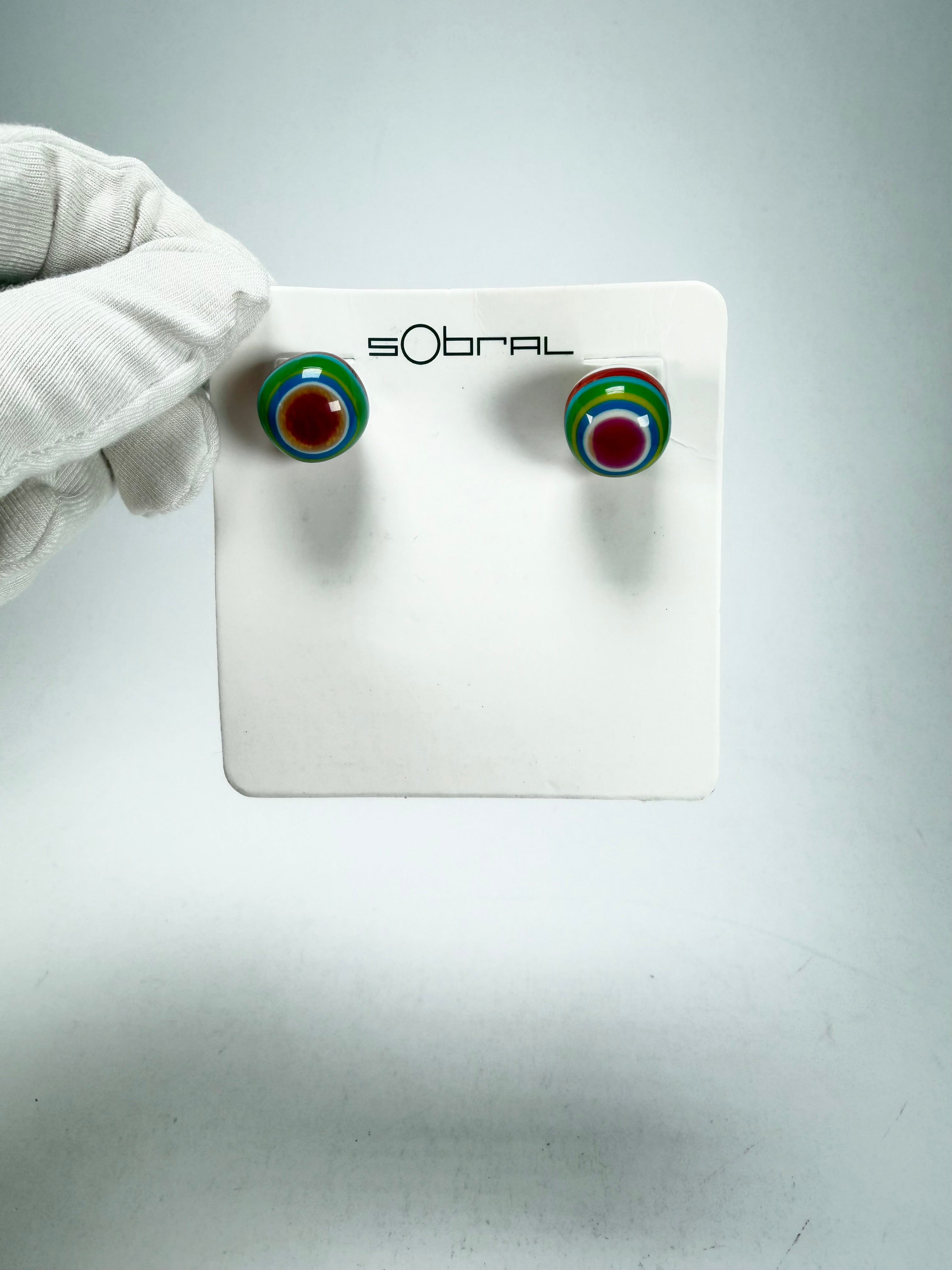 Sobral - Pop Art "Orbitalis" Resin Earrings ( 005456 )