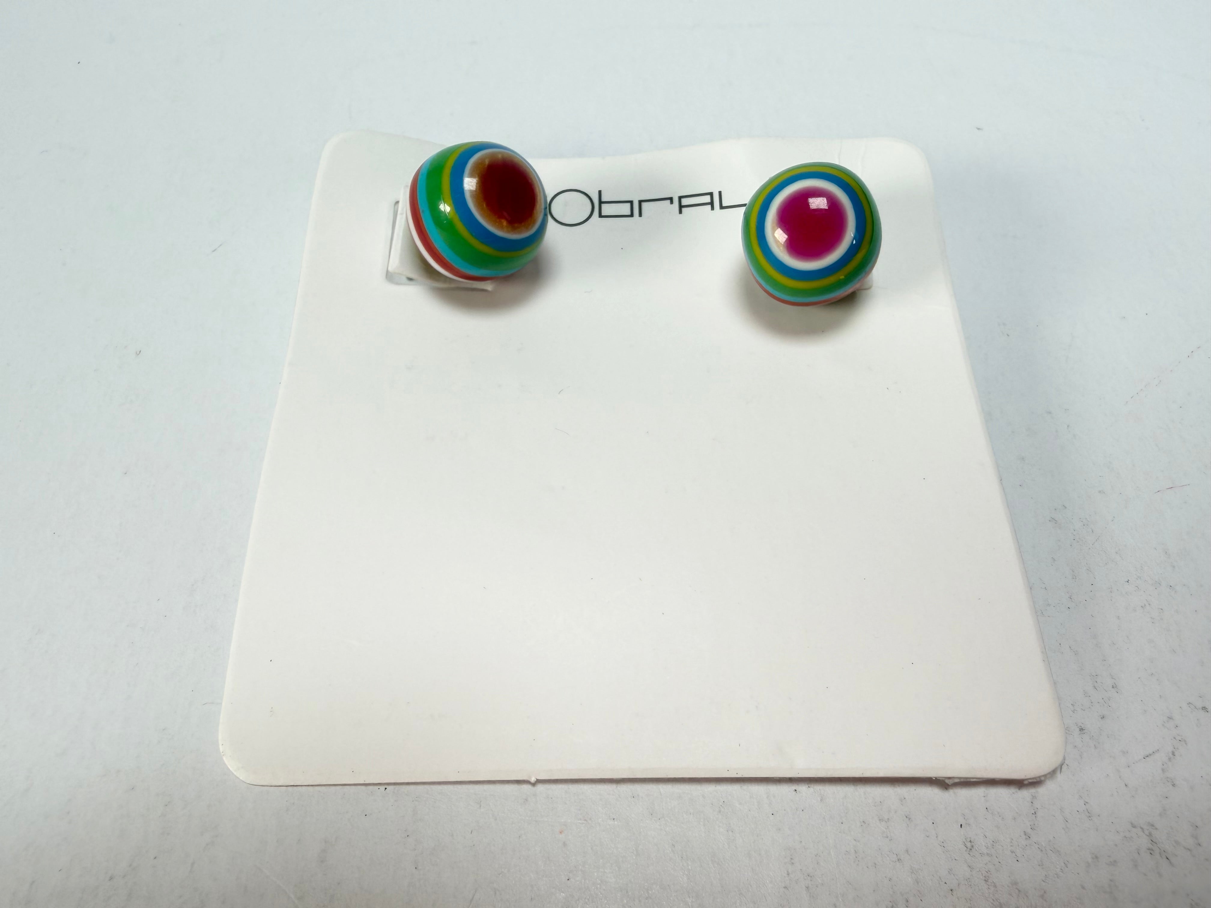 Sobral - Pop Art "Orbitalis" Resin Earrings ( 005456 )