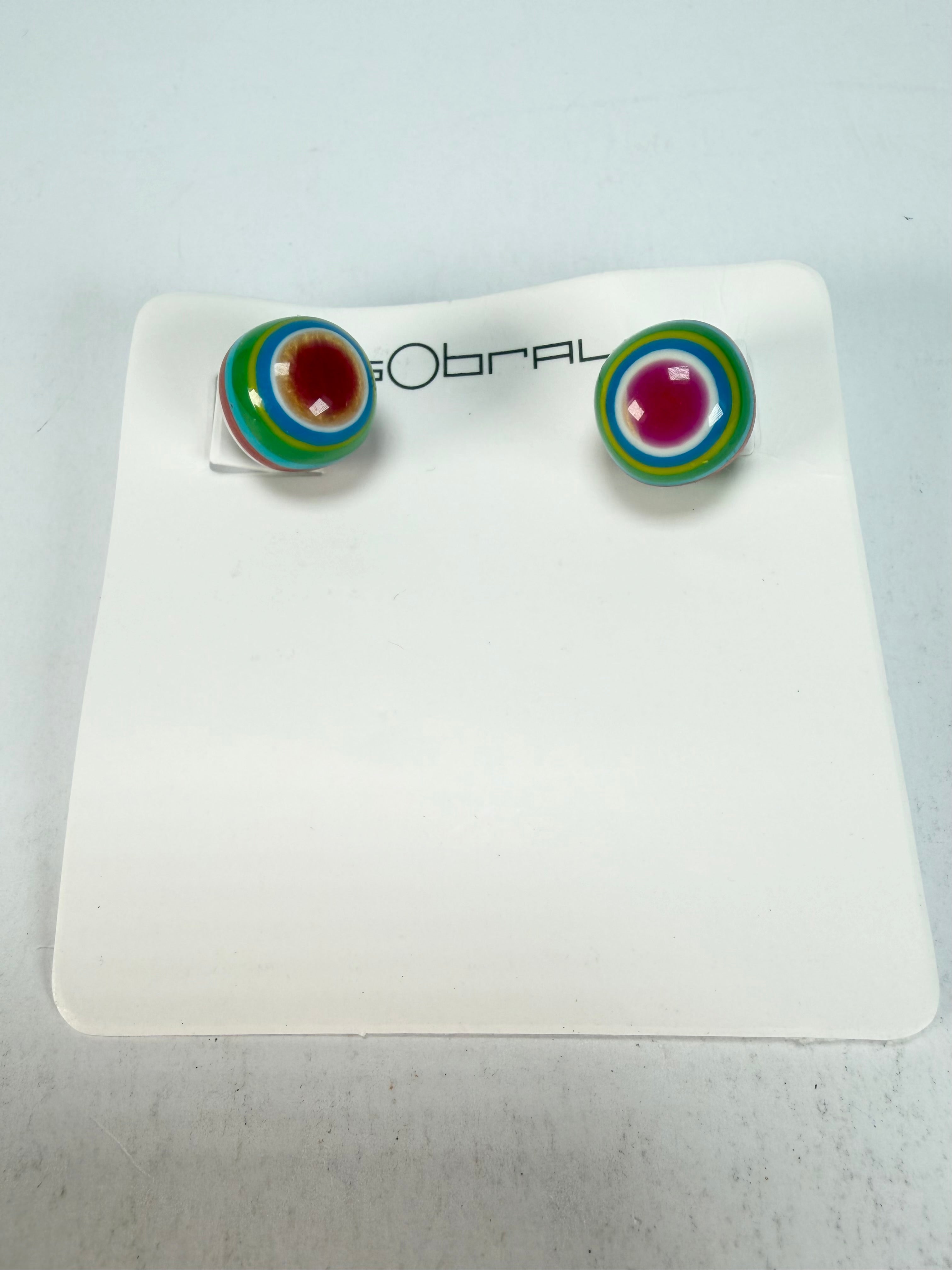 Sobral - Pop Art "Orbitalis" Resin Earrings ( 005456 )