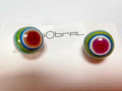 Sobral - Pop Art "Orbitalis" Resin Earrings ( 005456 )
