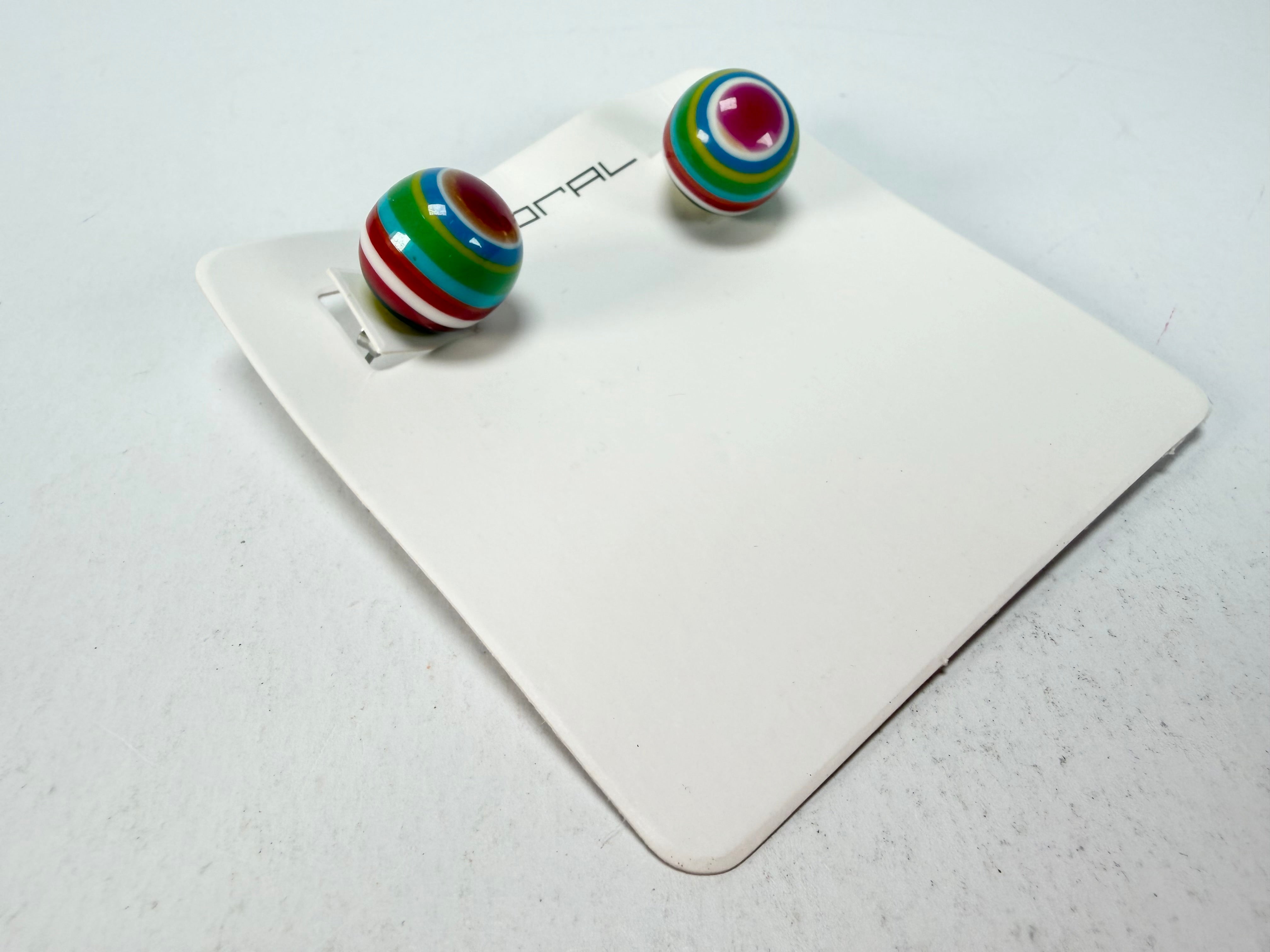 Sobral - Pop Art "Orbitalis" Resin Earrings ( 005456 )