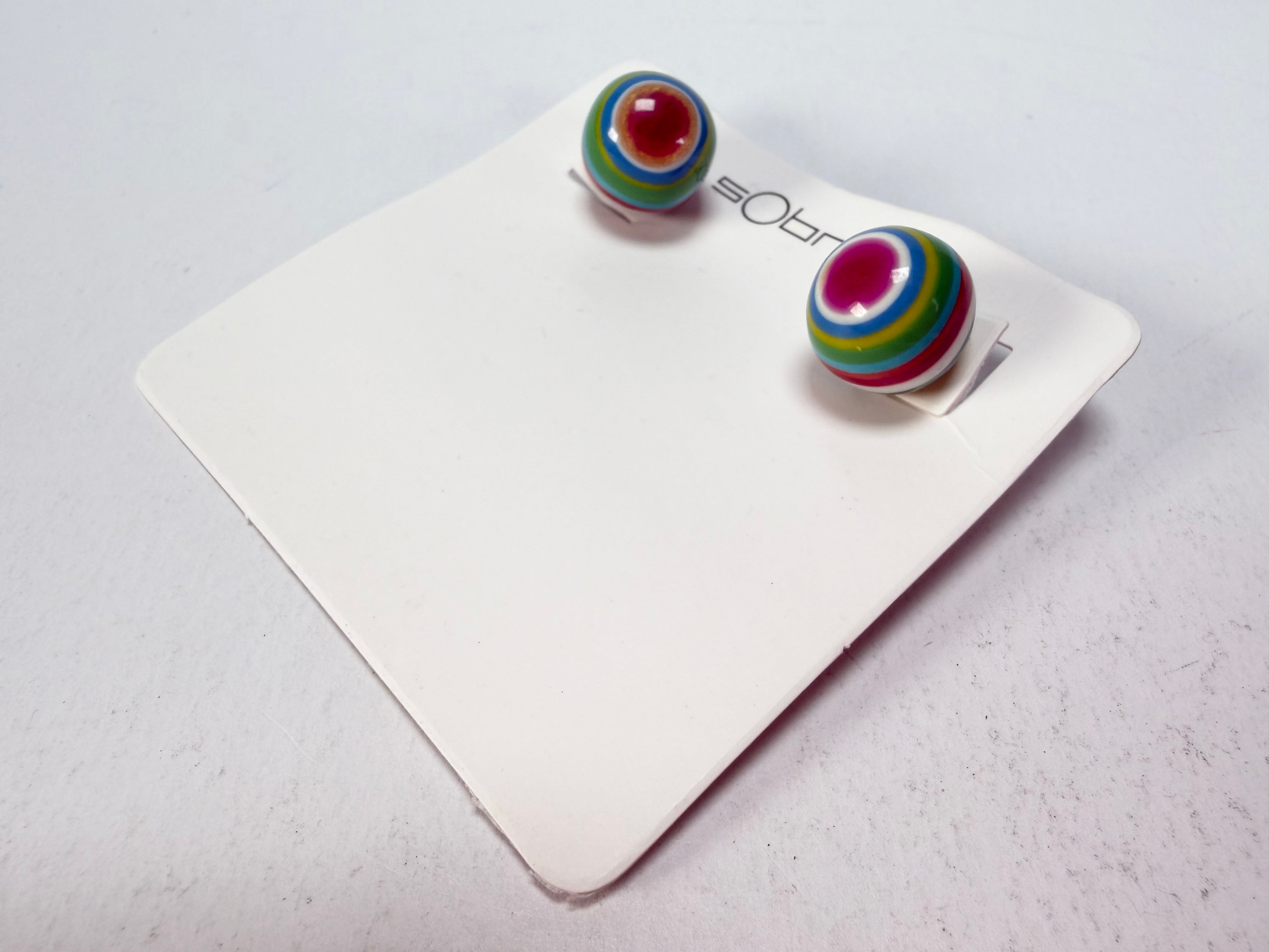 Sobral - Pop Art "Orbitalis" Resin Earrings ( 005456 )