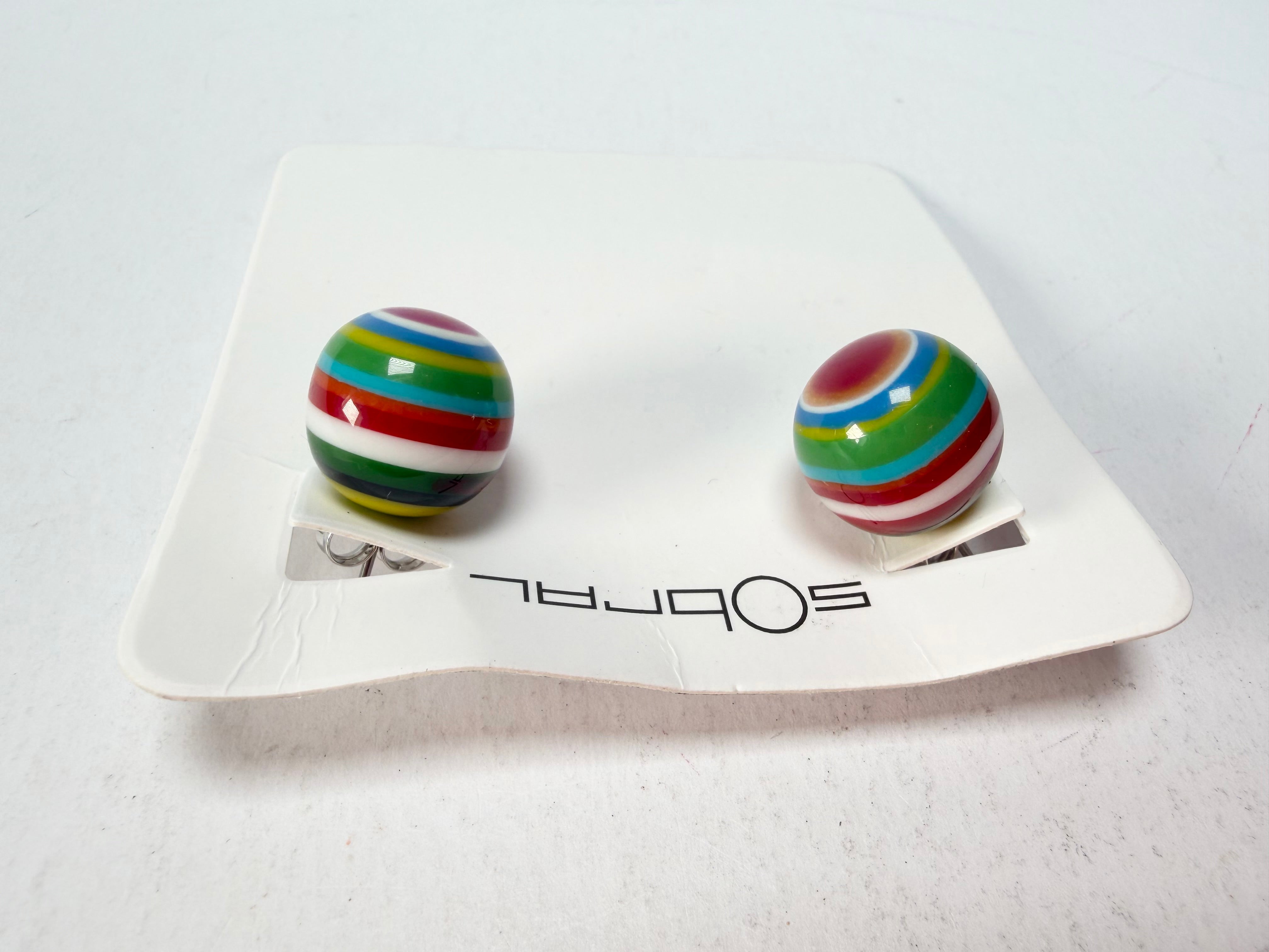 Sobral - Pop Art "Orbitalis" Resin Earrings ( 005456 )