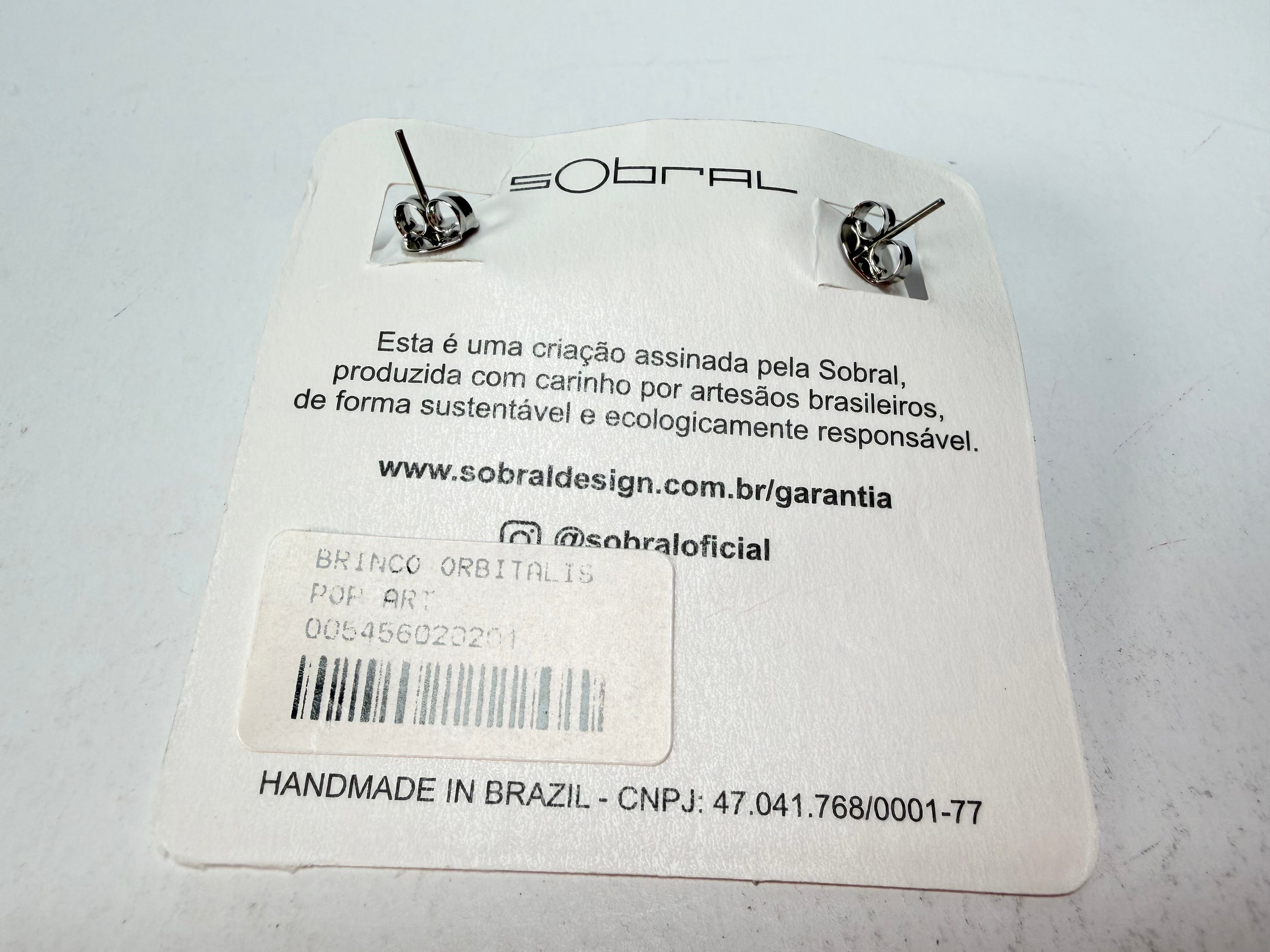 Sobral - Pop Art "Orbitalis" Resin Earrings ( 005456 )