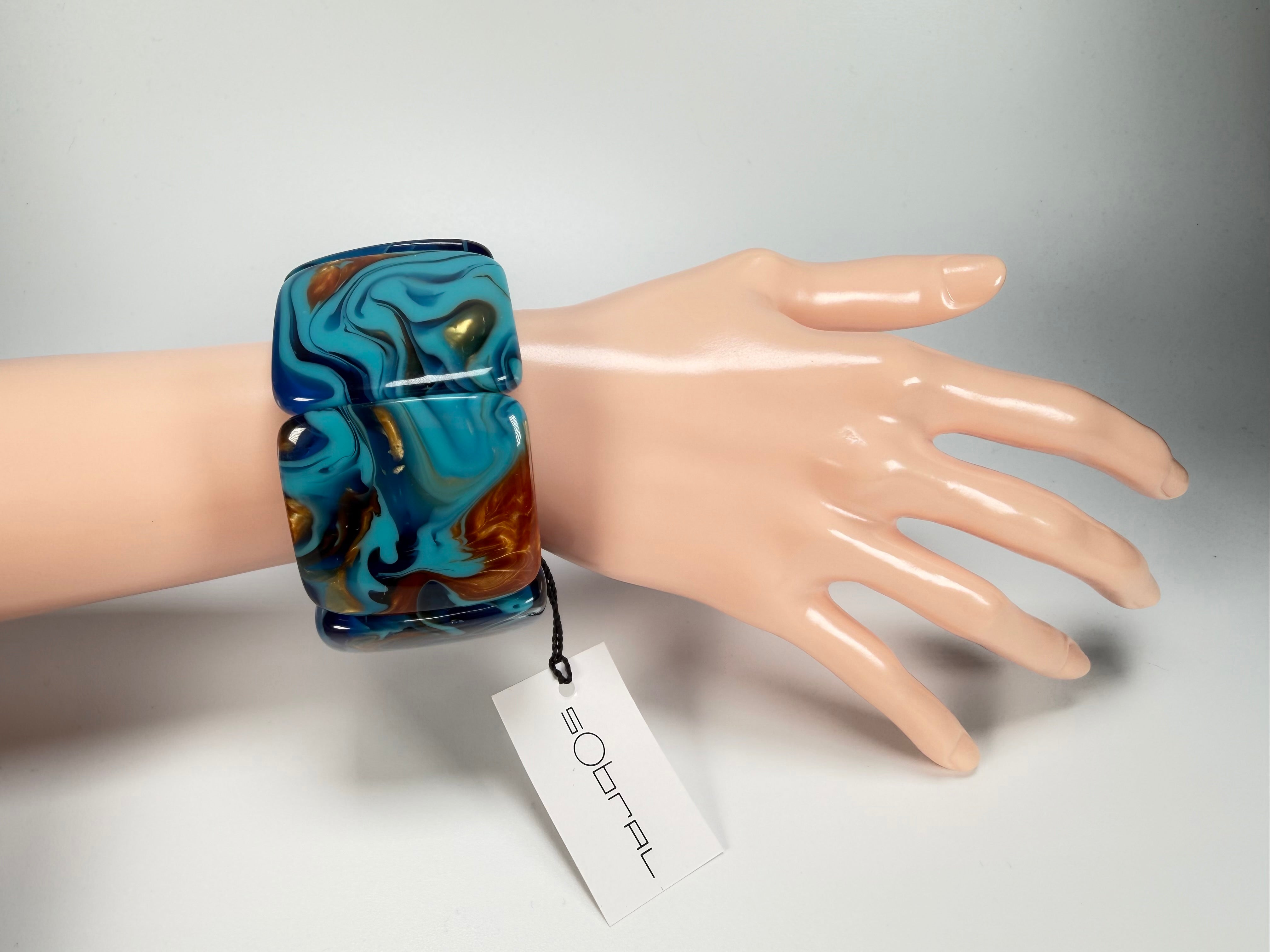 Sobral - Noite Estrelada "Margo" Resin Bracelet ( 005443 )