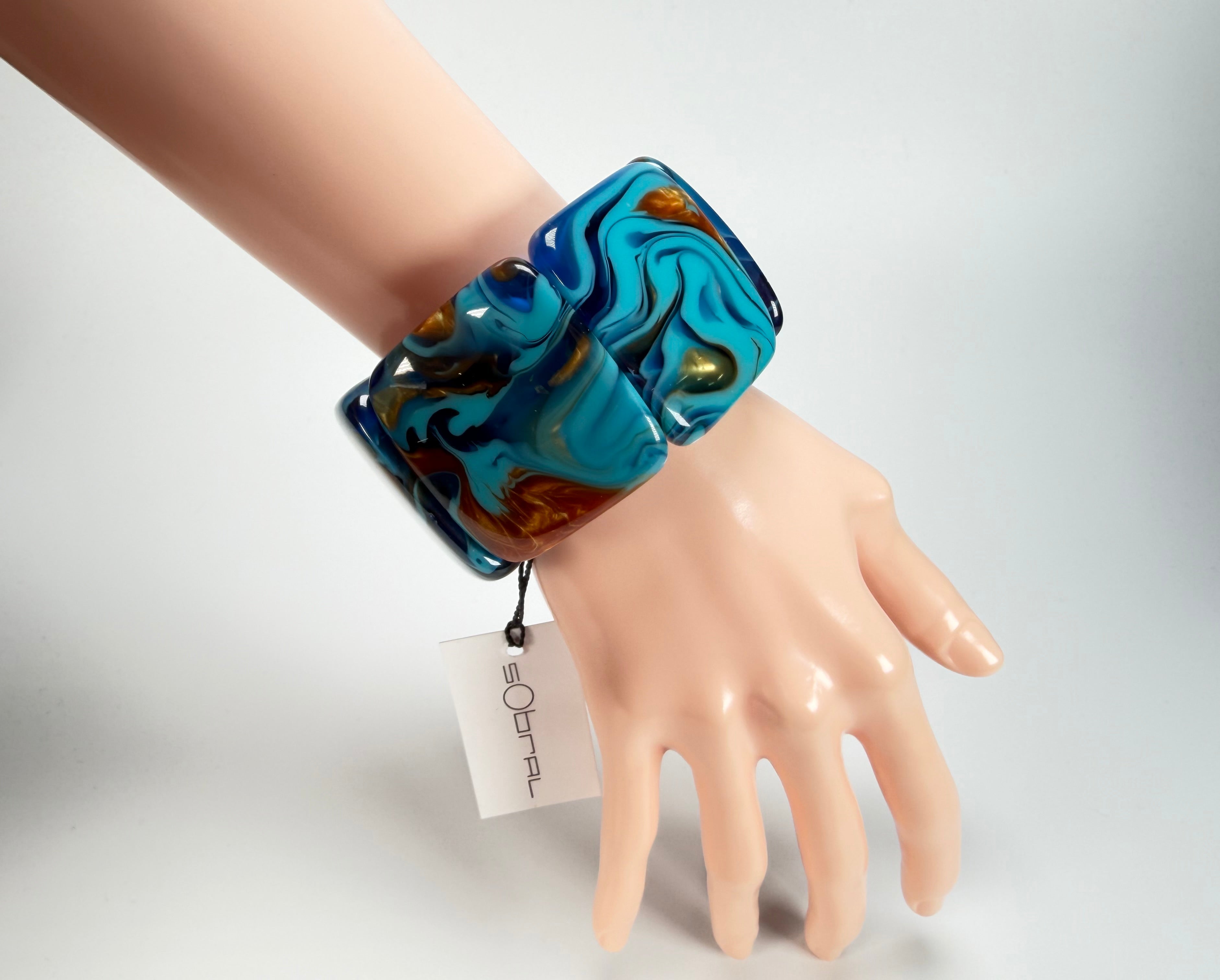 Sobral - Noite Estrelada "Margo" Resin Bracelet ( 005443 )
