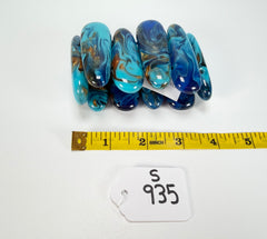 Sobral - Noite Estrelada "Leaf" Elasticated Resin Bracelet ( 005520 )