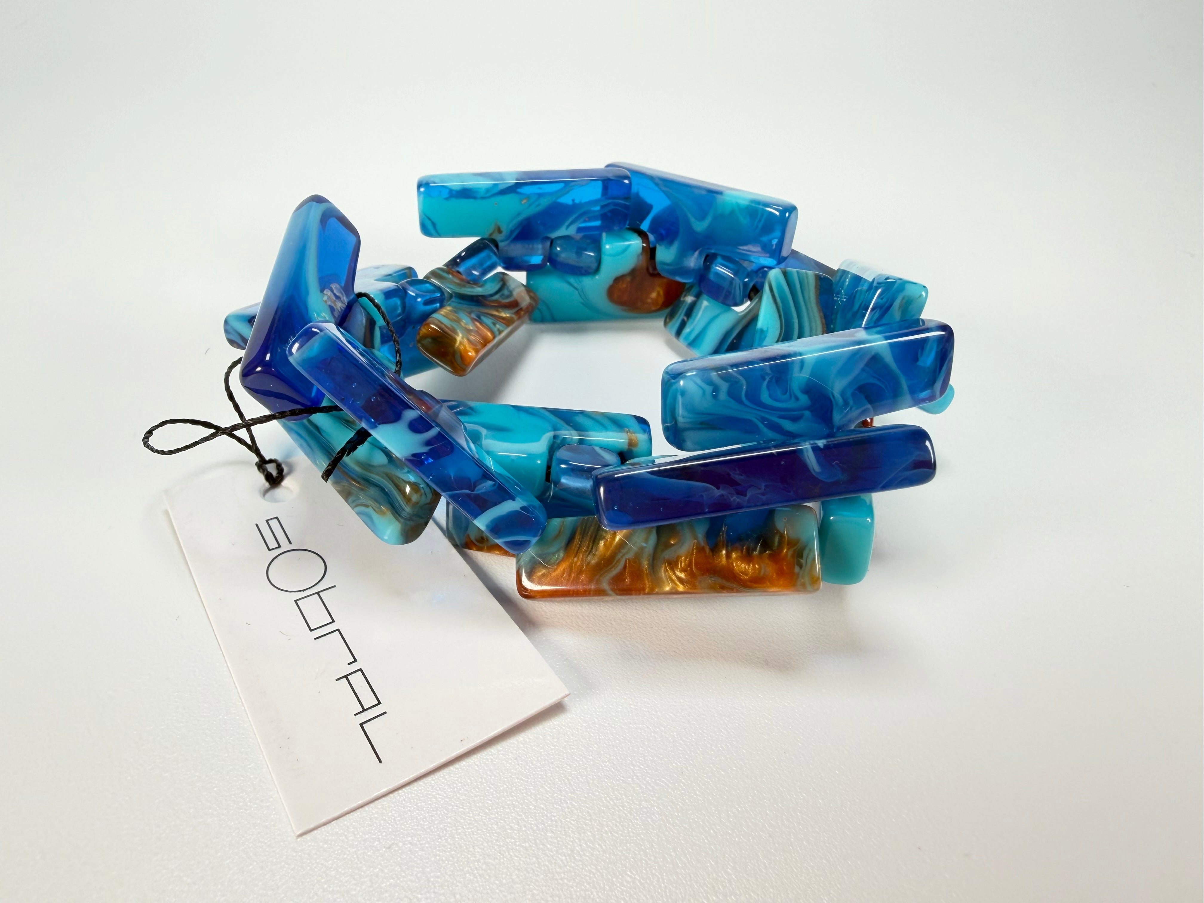 Sobral - Noite Estrelada "1WJP" Elasticated Resin Bracelet ( 003882 )
