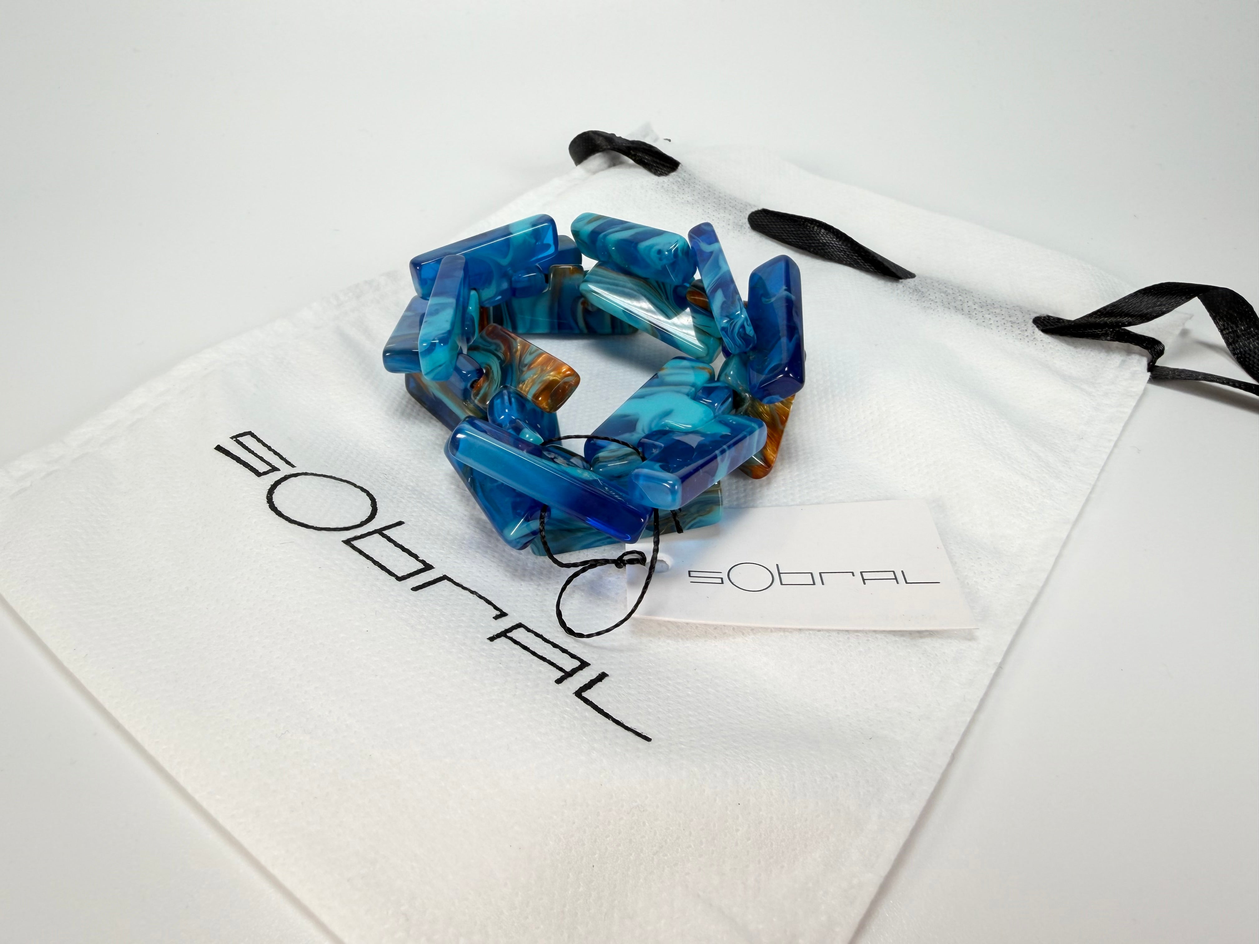 Sobral - Noite Estrelada "1WJP" Elasticated Resin Bracelet ( 003882 )