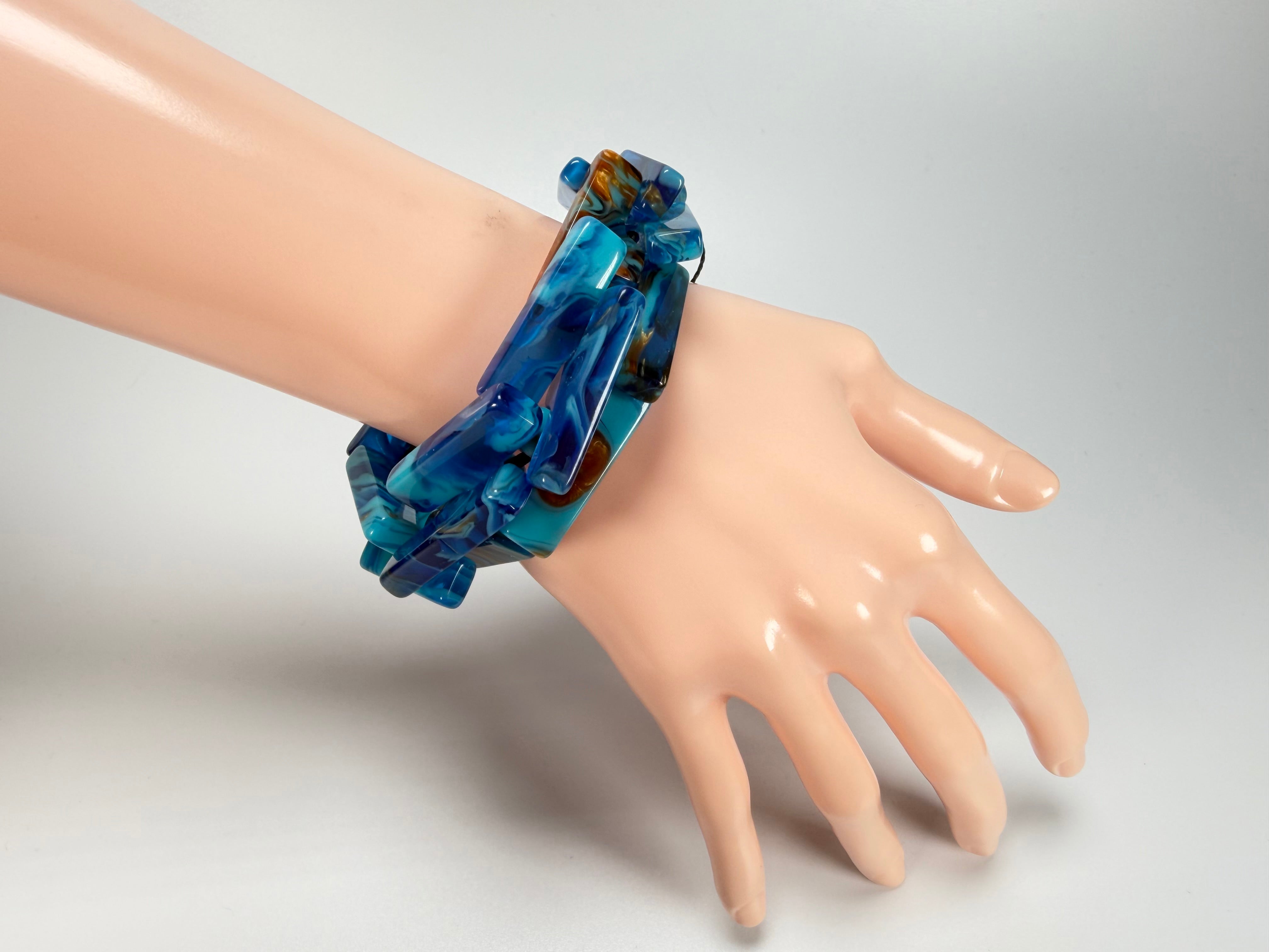 Sobral - Noite Estrelada "1WJP" Elasticated Resin Bracelet ( 003882 )