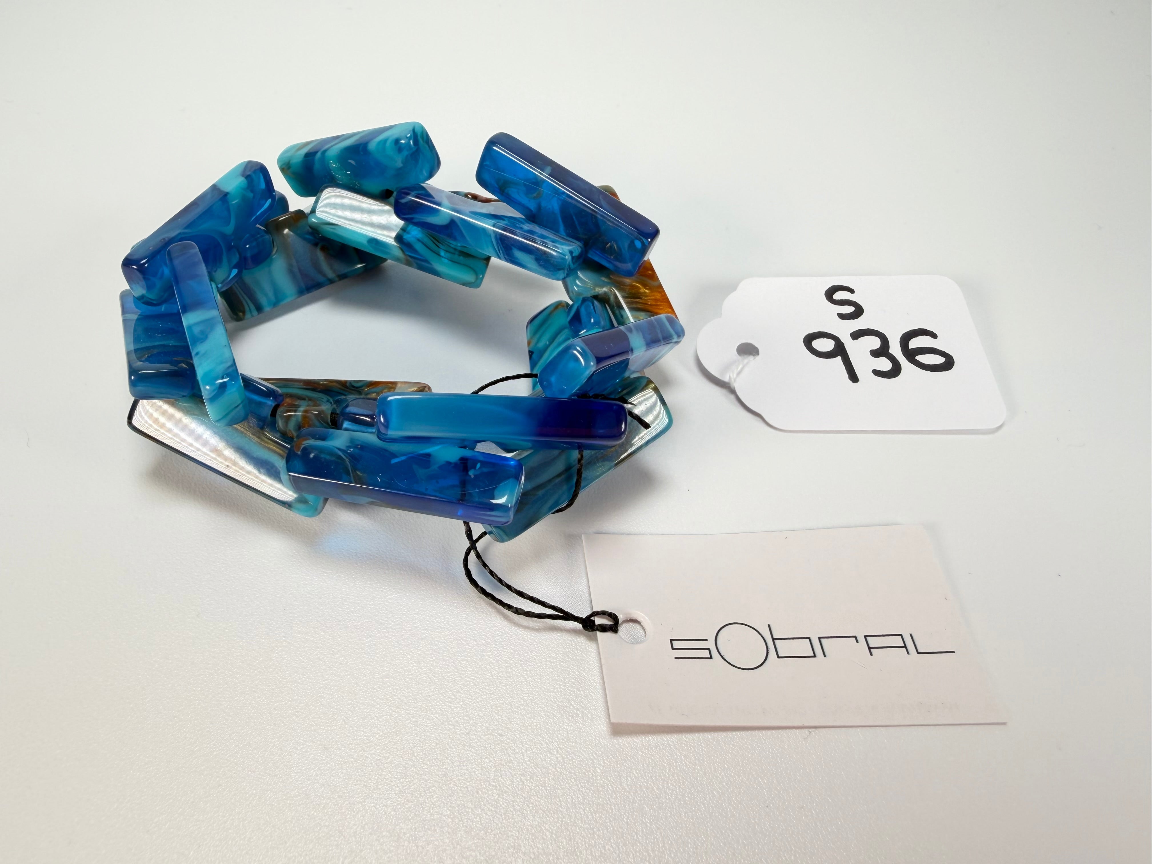 Sobral - Noite Estrelada "1WJP" Elasticated Resin Bracelet ( 003882 )