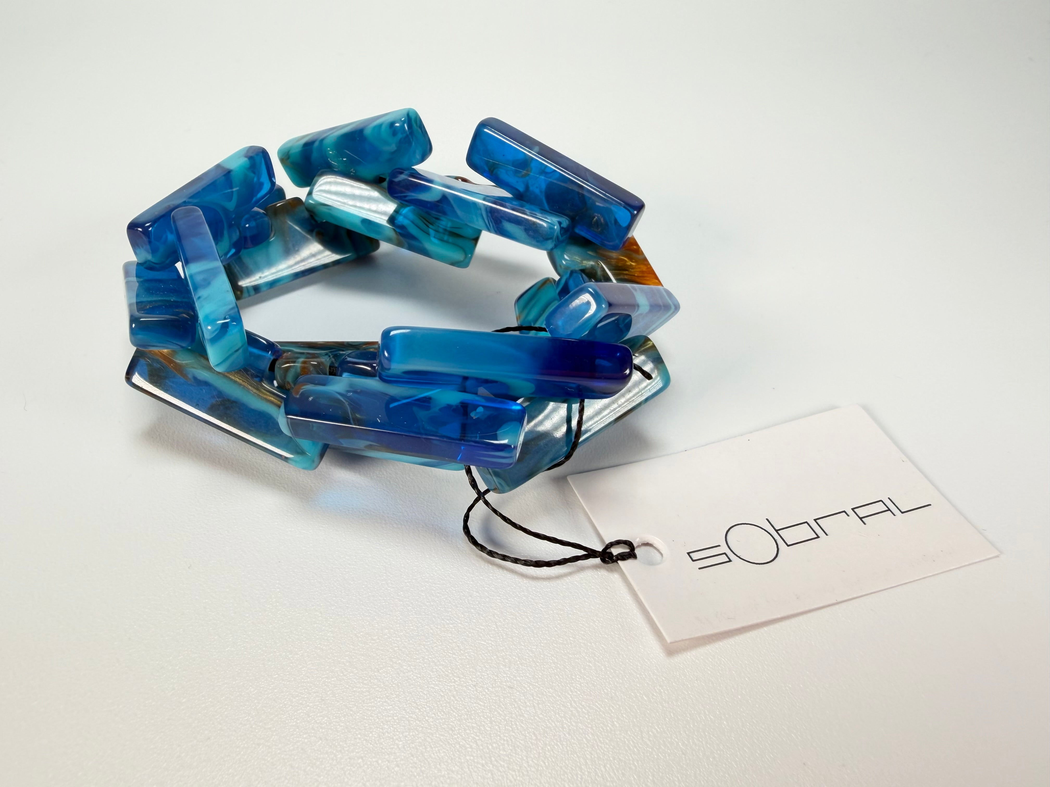 Sobral - Noite Estrelada "1WJP" Elasticated Resin Bracelet ( 003882 )