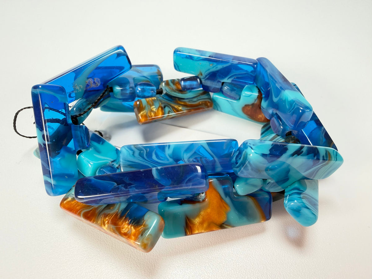 Sobral - Noite Estrelada "1WJP" Elasticated Resin Bracelet ( 003882 )