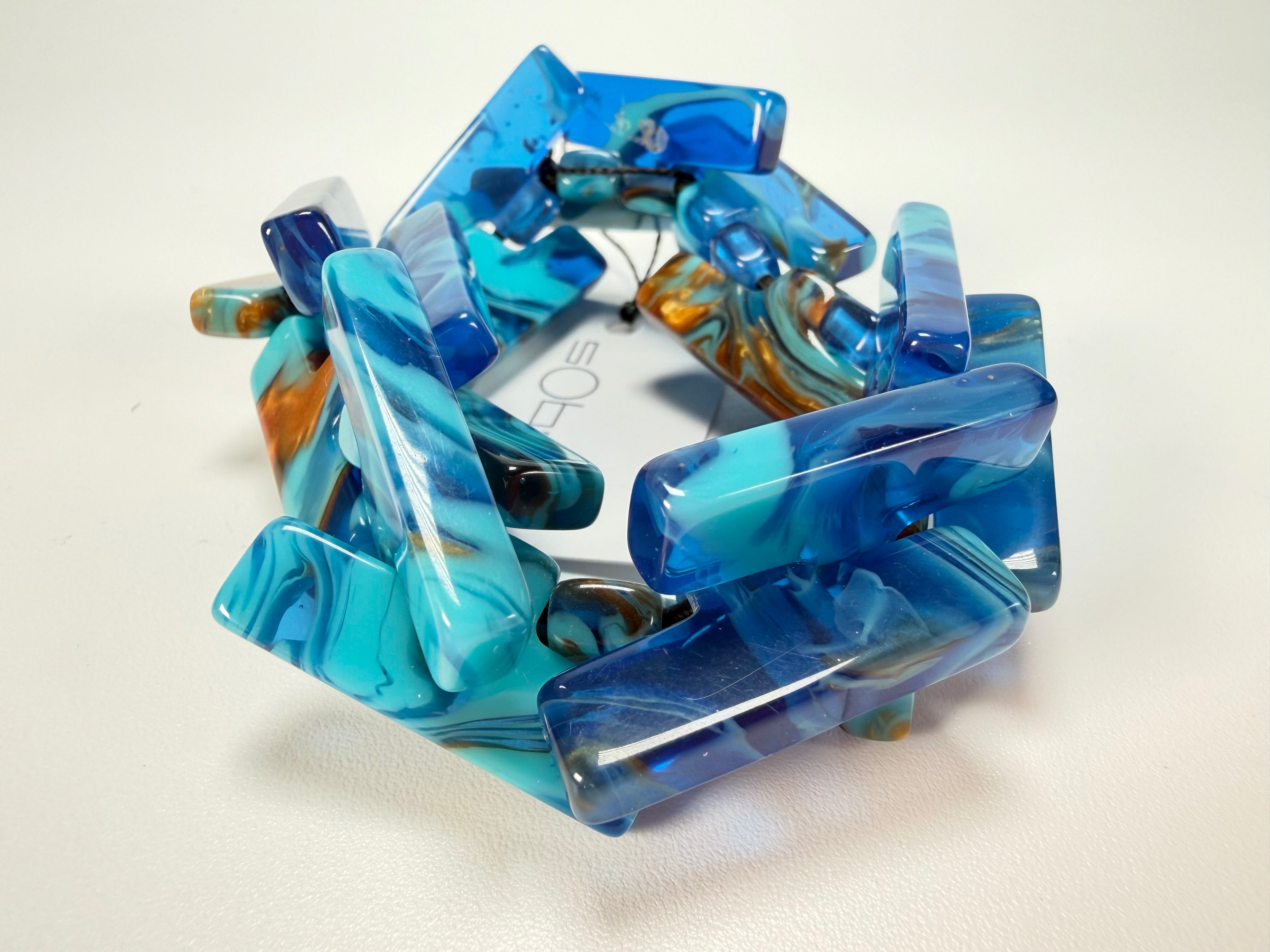 Sobral - Noite Estrelada "1WJP" Elasticated Resin Bracelet ( 003882 )